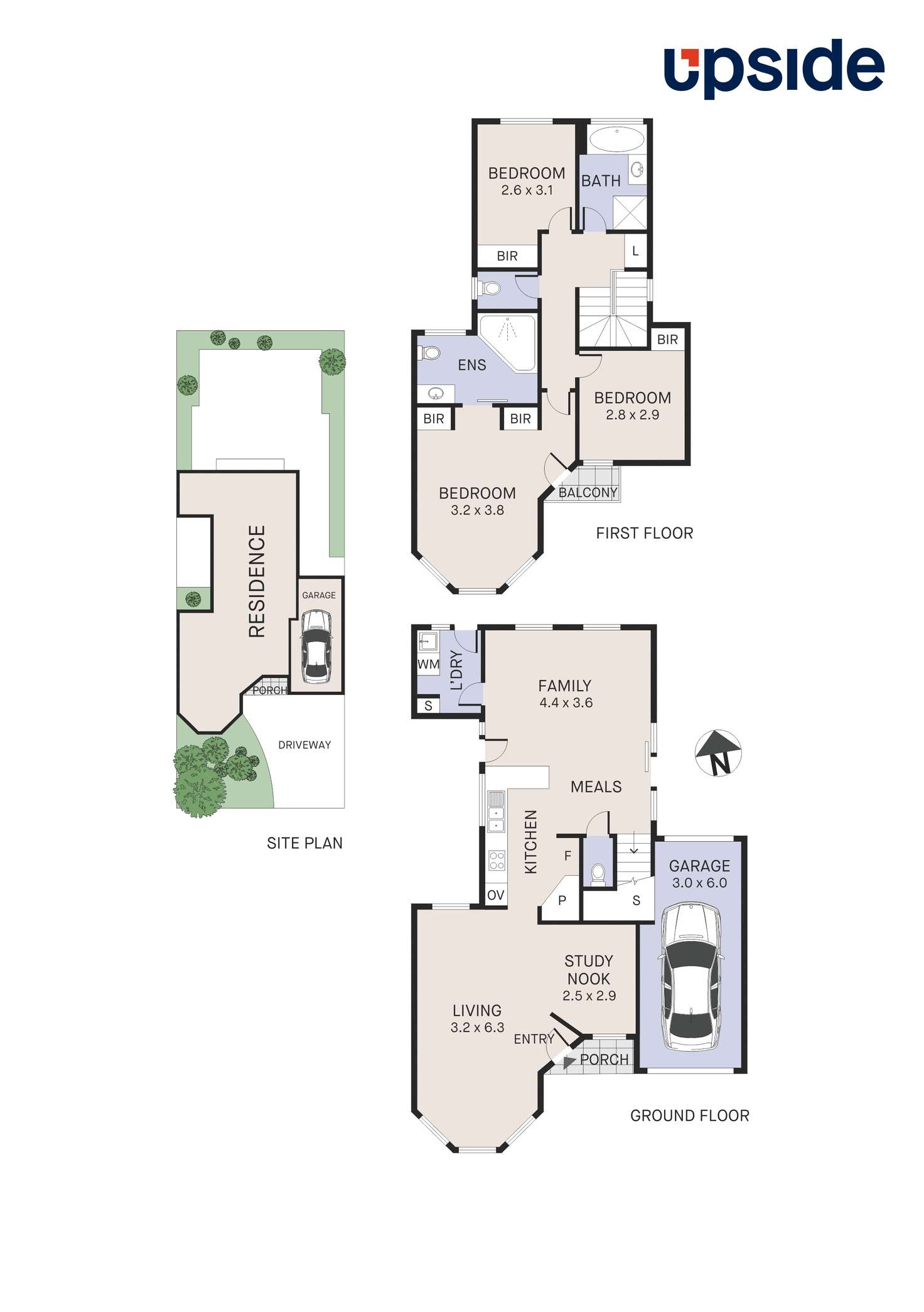 Floorplan of Homely townhouse listing, 7 Munjong Place, Delahey VIC 3037