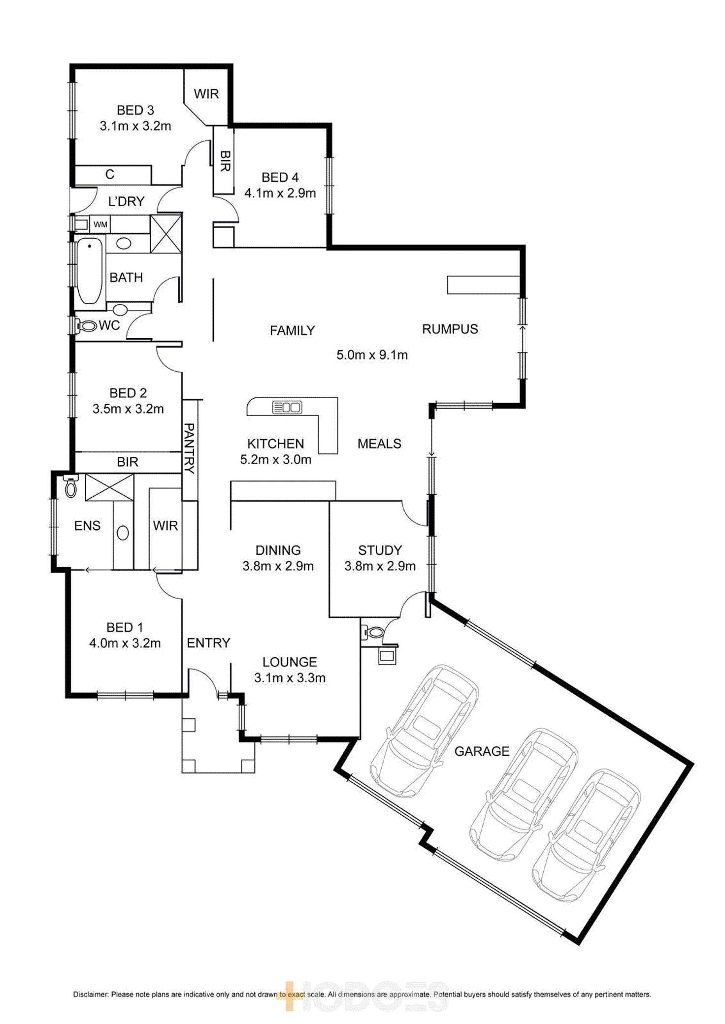 Floorplan of Homely house listing, 6 Maclean Court, Tarneit VIC 3029