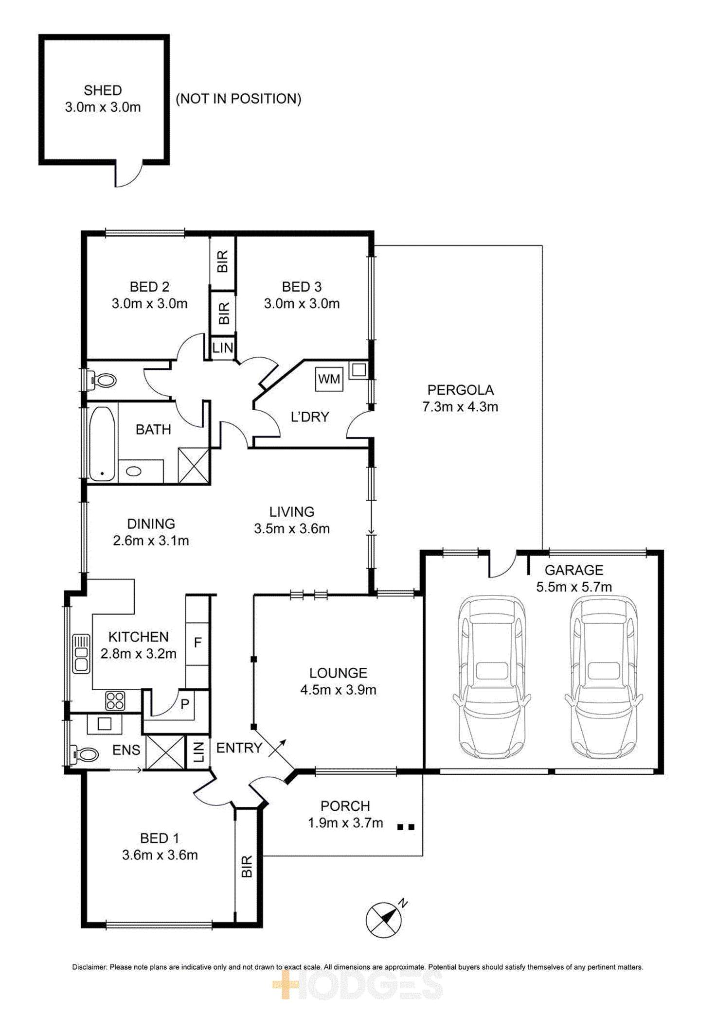 Floorplan of Homely house listing, 23 Dona Drive, Hoppers Crossing VIC 3029