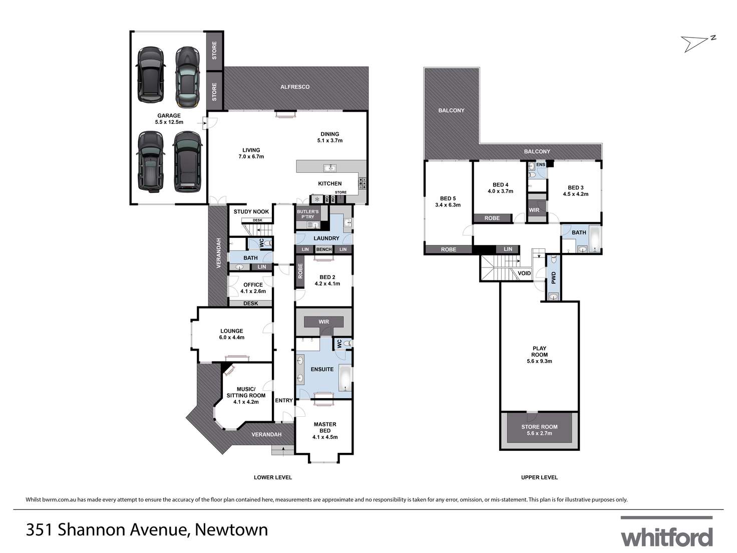 Floorplan of Homely house listing, 351 Shannon Avenue, Newtown VIC 3220