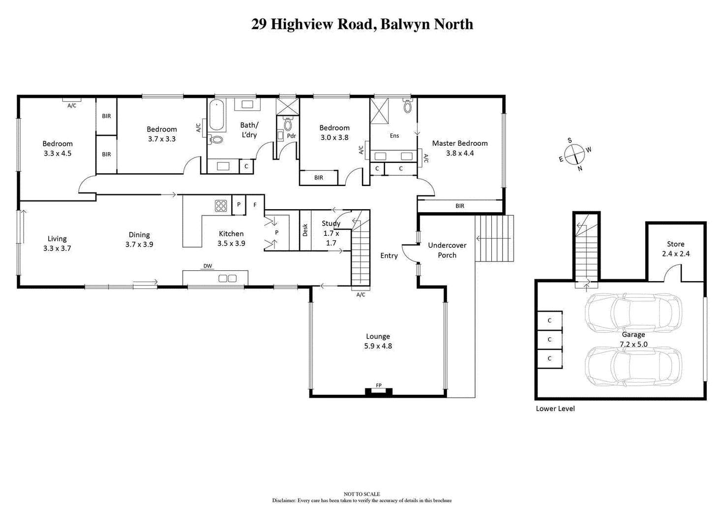 Floorplan of Homely house listing, 29 Highview Road, Balwyn North VIC 3104