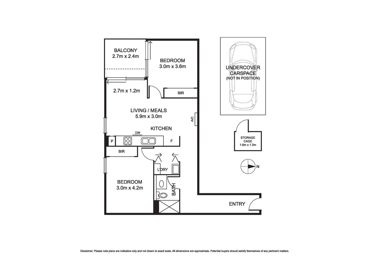 Floorplan of Homely apartment listing, 205/2a Royal Parade, Caulfield South VIC 3162