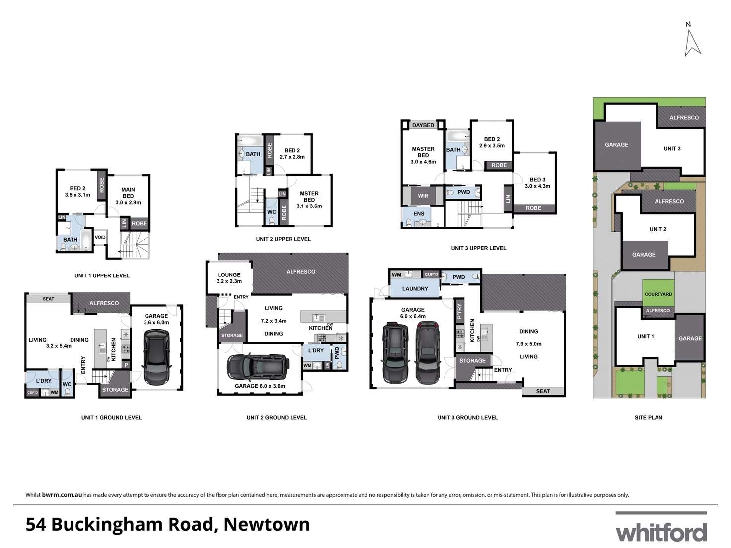 Floorplan of Homely unit listing, 2/54 Buckingham Road, Newtown VIC 3220