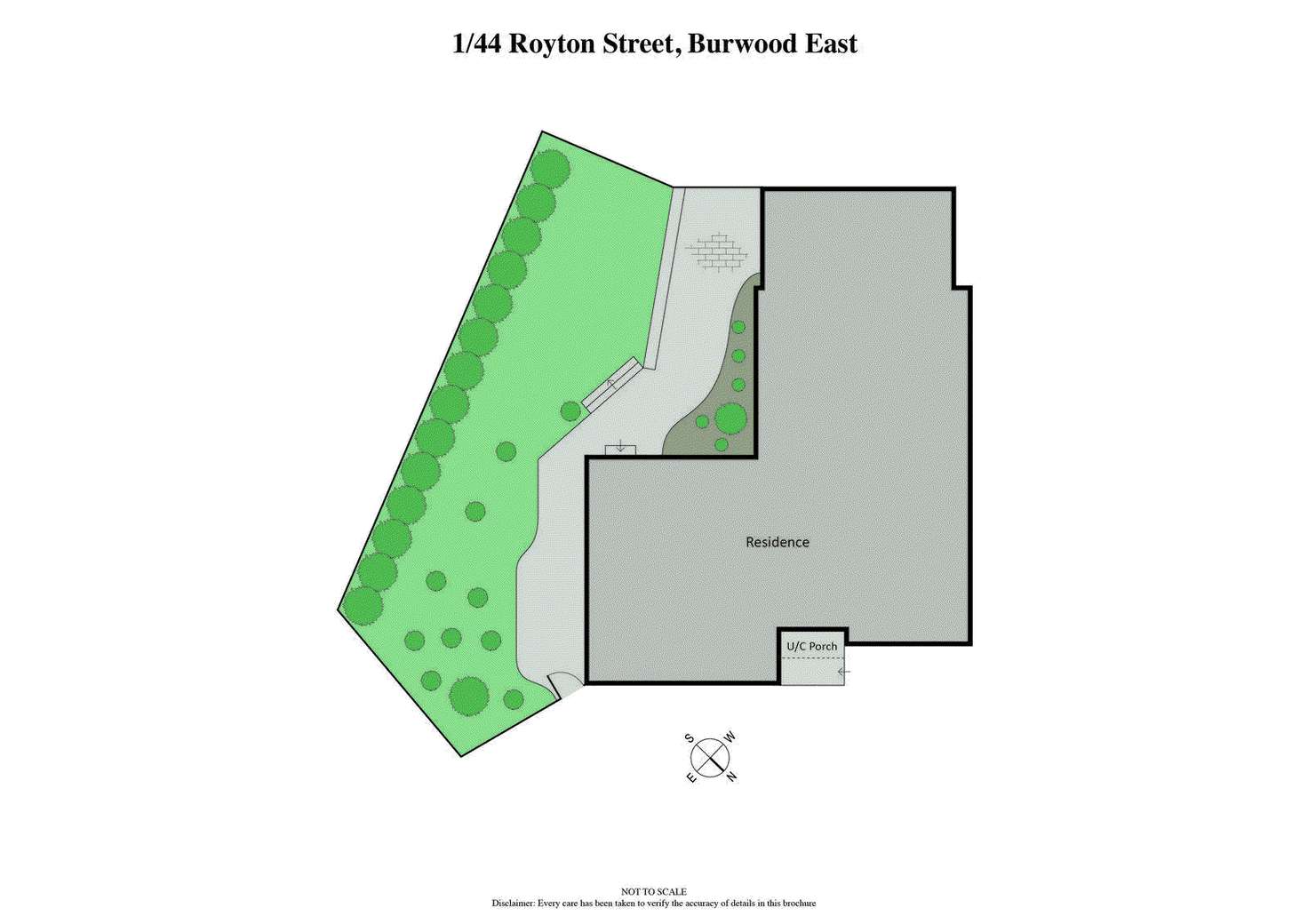 Floorplan of Homely unit listing, 1/44 Royton Street, Burwood East VIC 3151