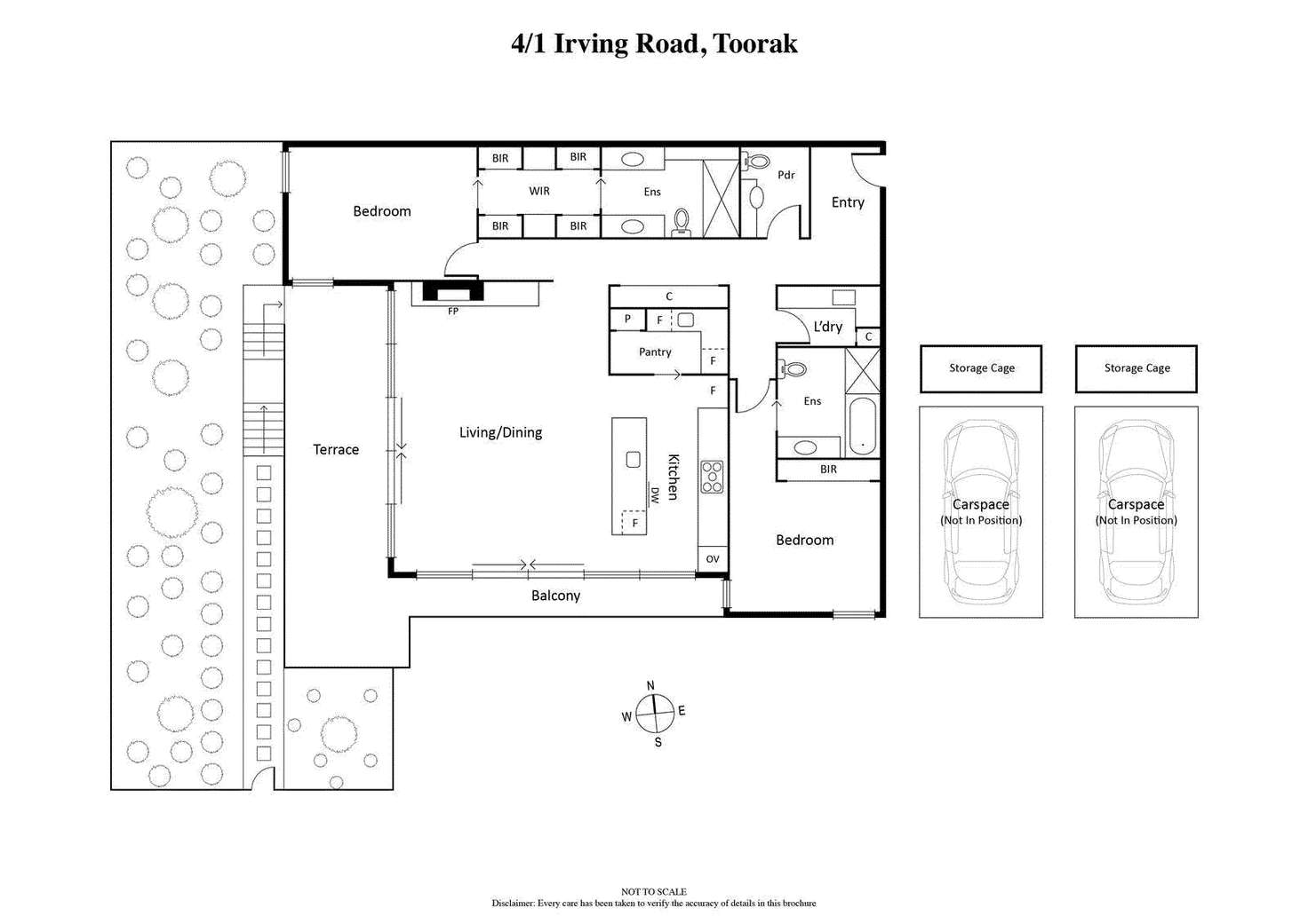 Floorplan of Homely apartment listing, 4/1 Irving Road, Toorak VIC 3142