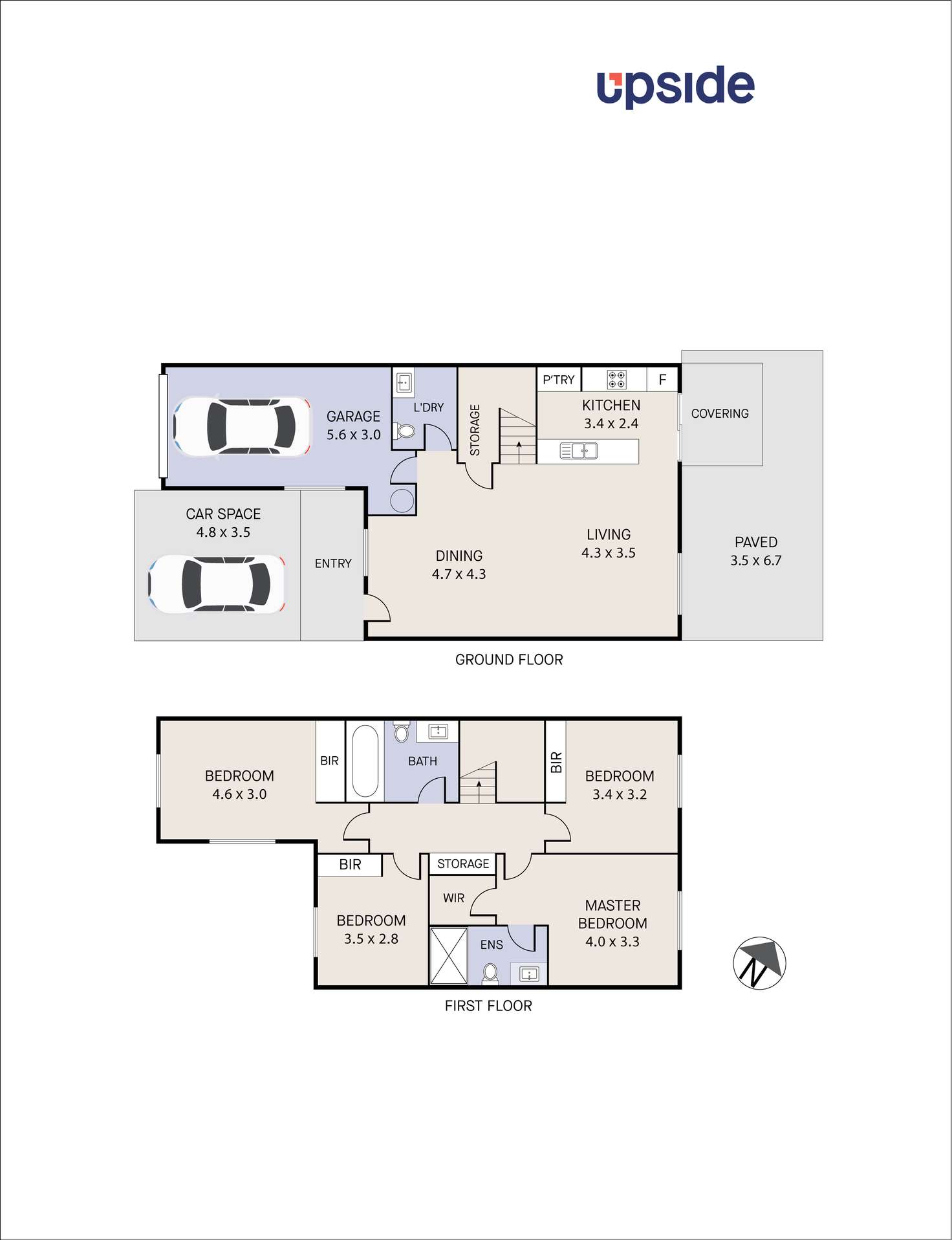Floorplan of Homely townhouse listing, 3/40 Macadie Way, Merrimac QLD 4226