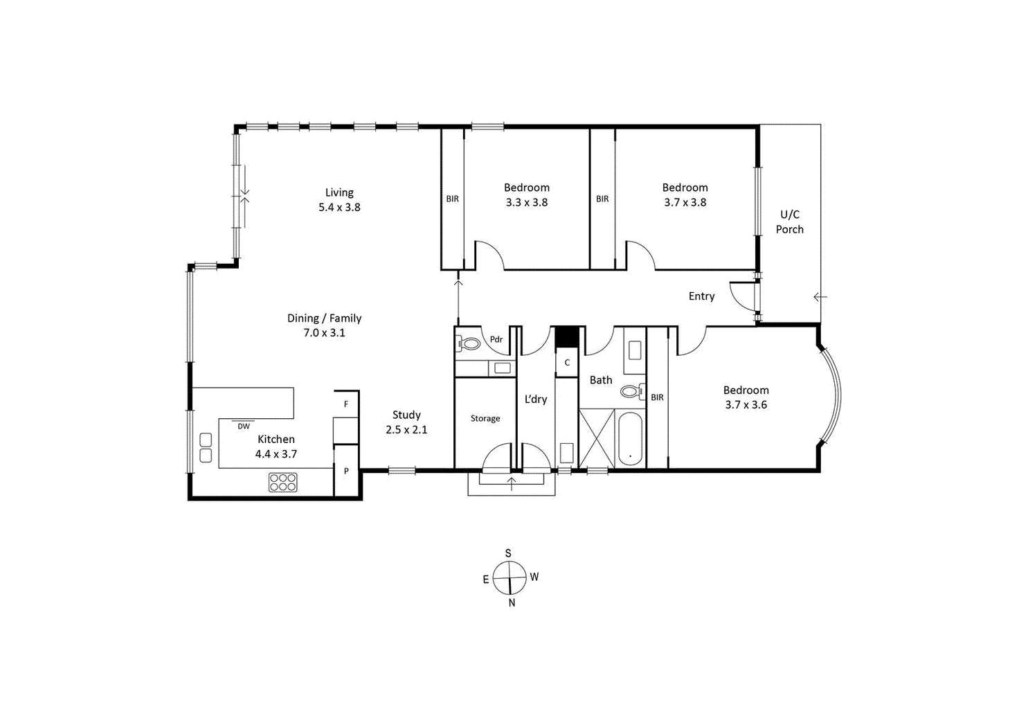 Floorplan of Homely house listing, 8 Elgin Street, Newport VIC 3015