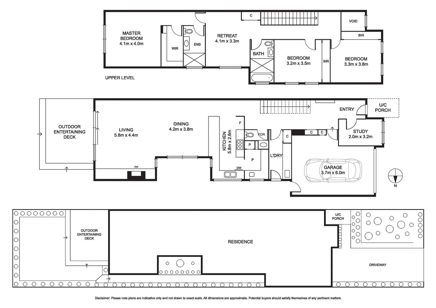 Floorplan of Homely townhouse listing, 18a Kooringa Road, Carnegie VIC 3163