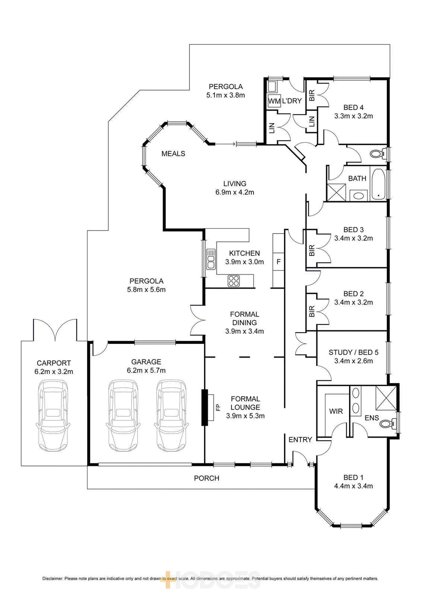 Floorplan of Homely house listing, 10 Willowtree Drive, Werribee VIC 3030