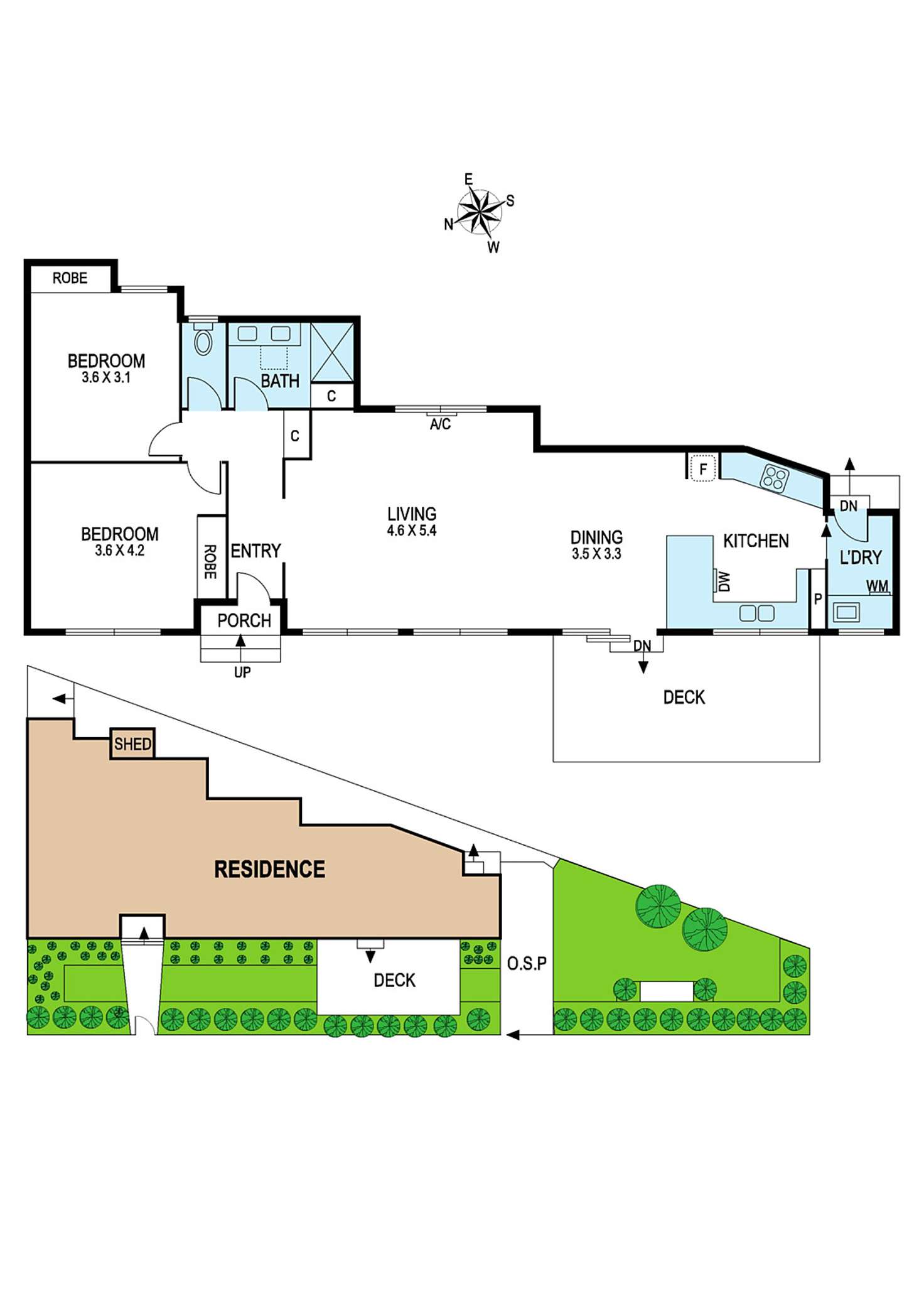 Floorplan of Homely house listing, 2/1B Bute Street, Murrumbeena VIC 3163