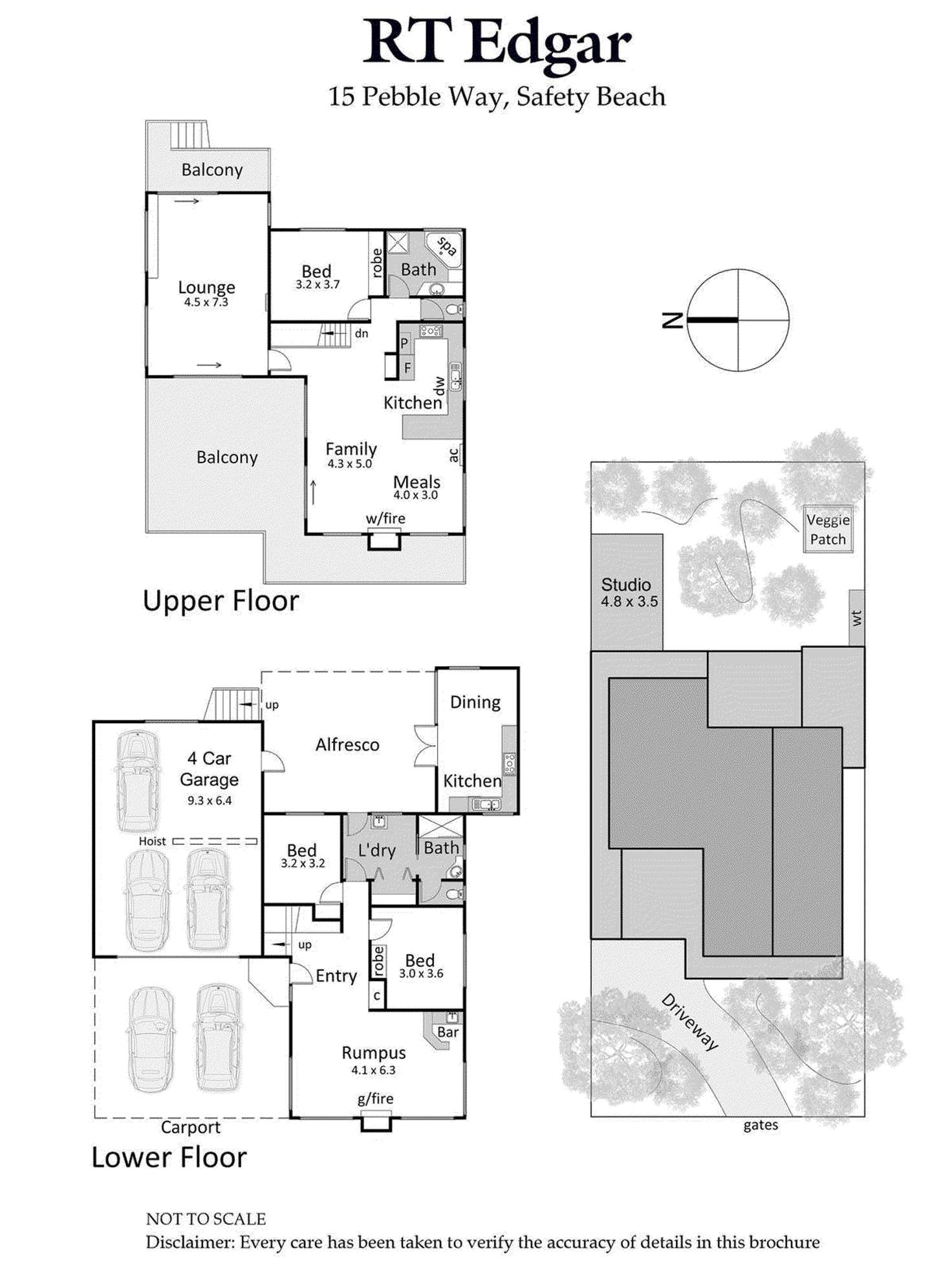 Floorplan of Homely house listing, 15 Pebble Way, Safety Beach VIC 3936