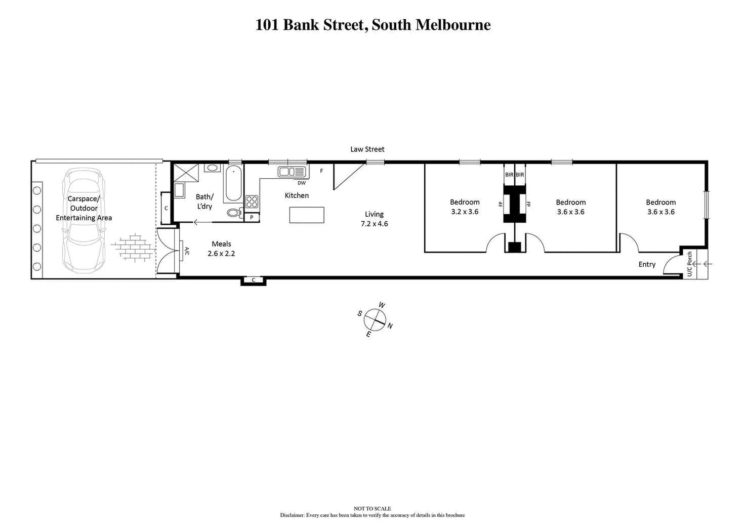 Floorplan of Homely house listing, 101 Bank Street, South Melbourne VIC 3205