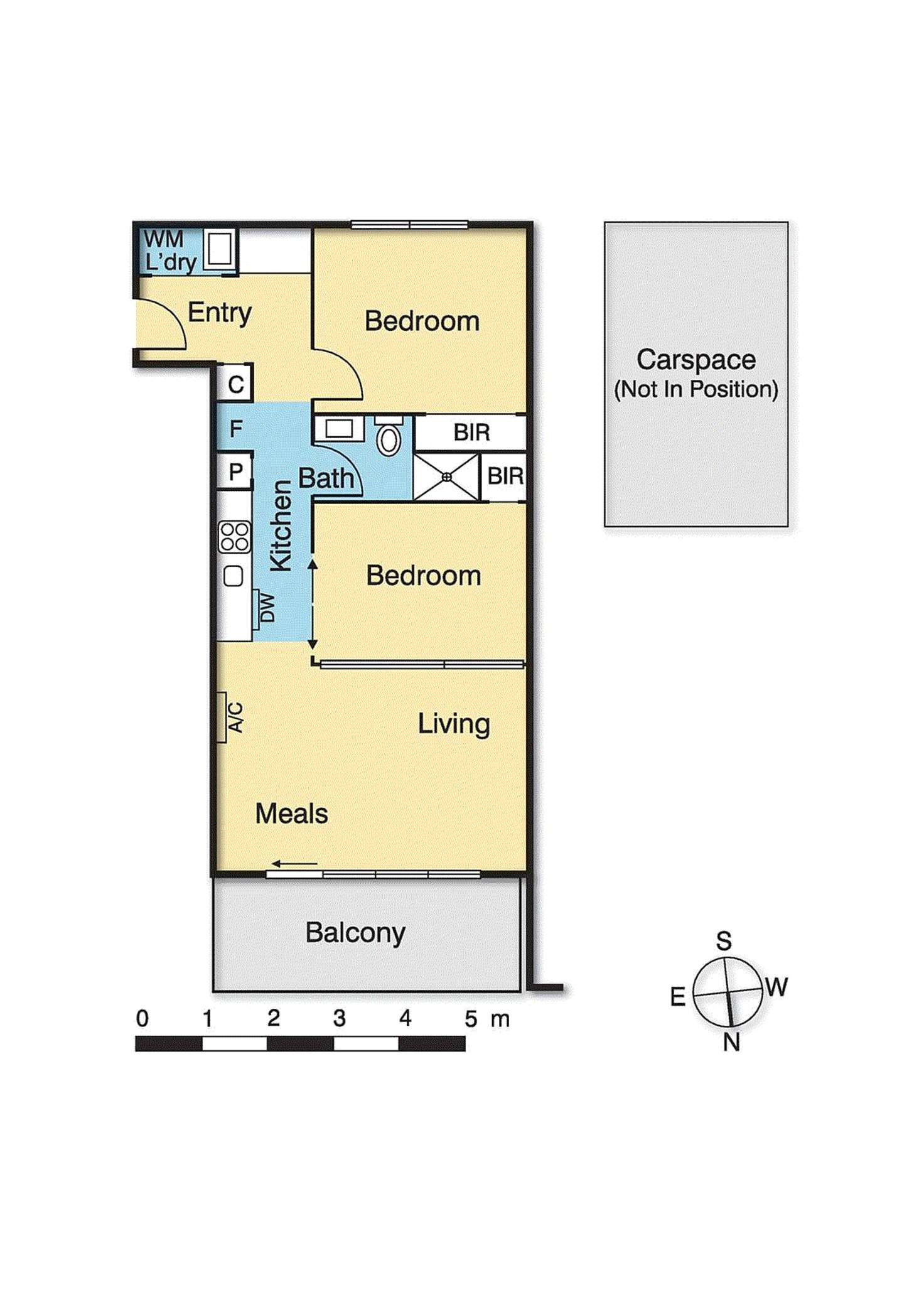 Floorplan of Homely apartment listing, 601/112-120 Burgundy Street, Heidelberg VIC 3084