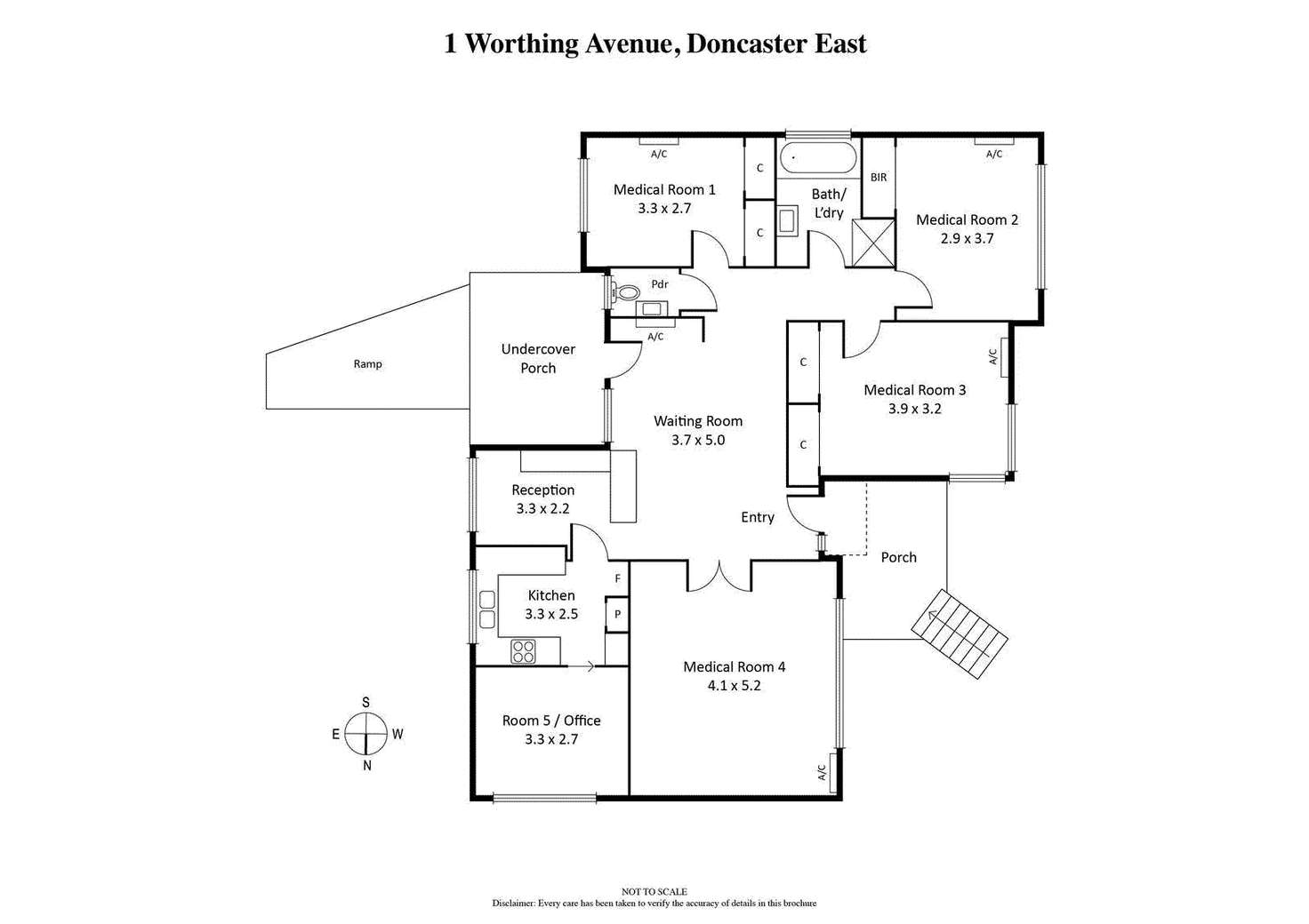 Floorplan of Homely house listing, 1 Worthing Avenue, Doncaster East VIC 3109