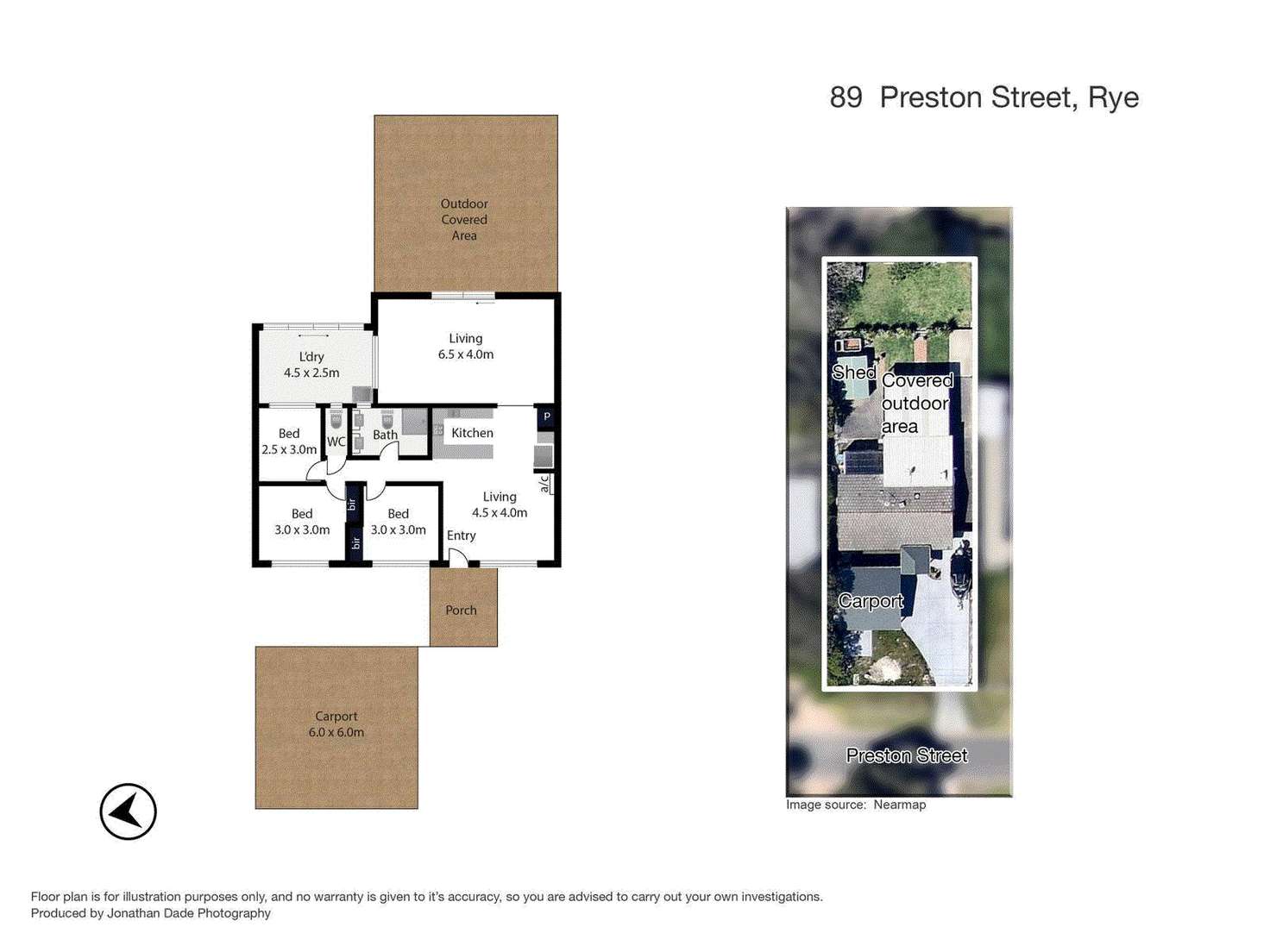 Floorplan of Homely house listing, 89 Preston Street, Rye VIC 3941