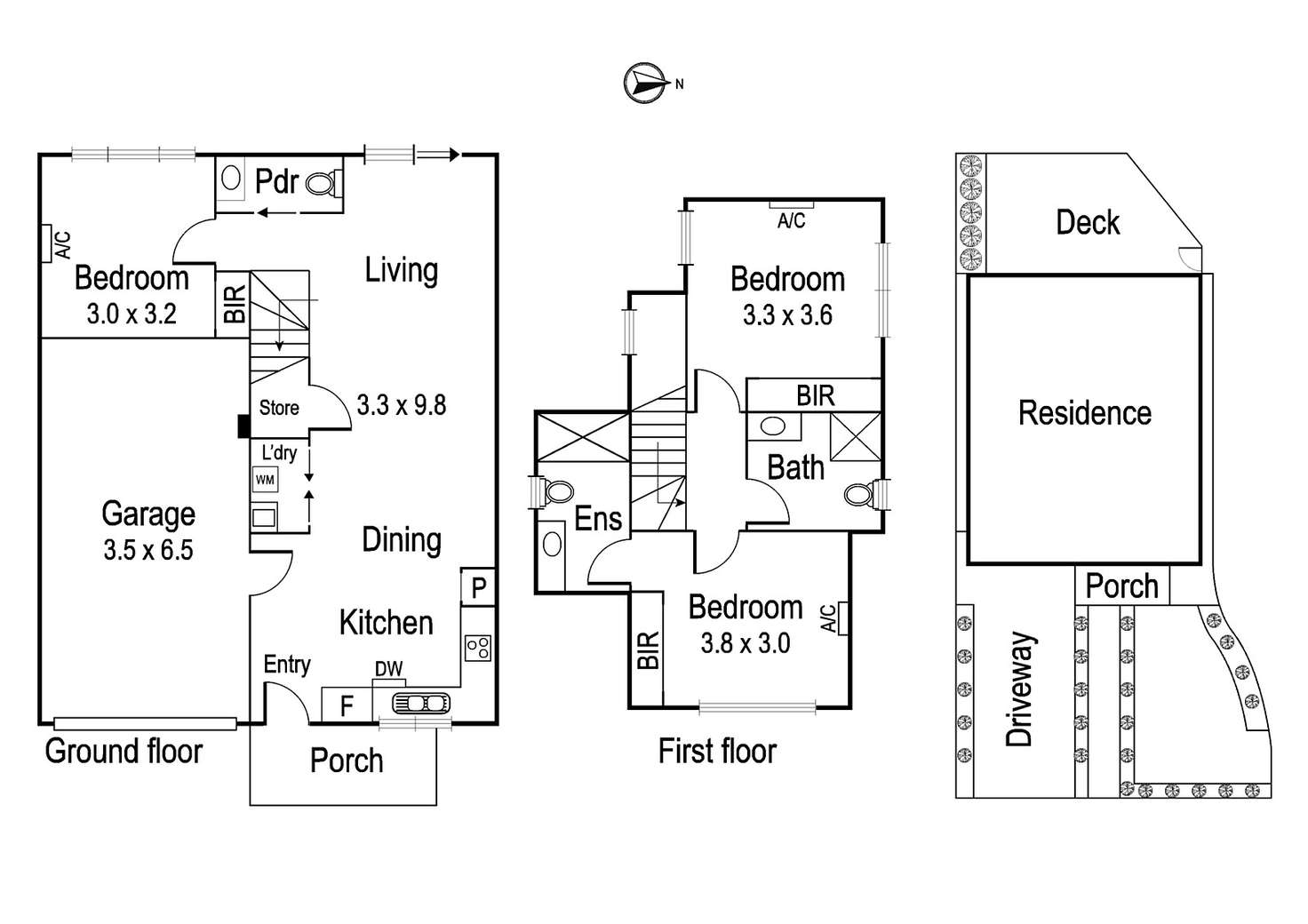 Floorplan of Homely townhouse listing, 4/5-7 McEwan Road, Heidelberg Heights VIC 3081