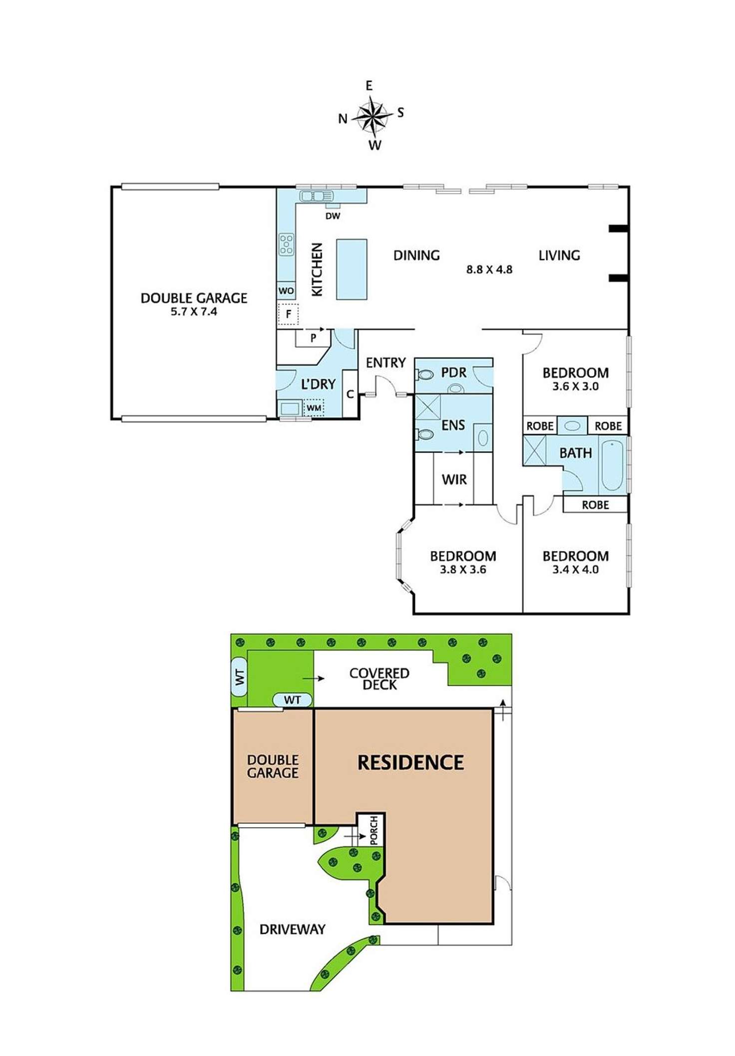 Floorplan of Homely house listing, 15a Eastmead Road, Croydon VIC 3136