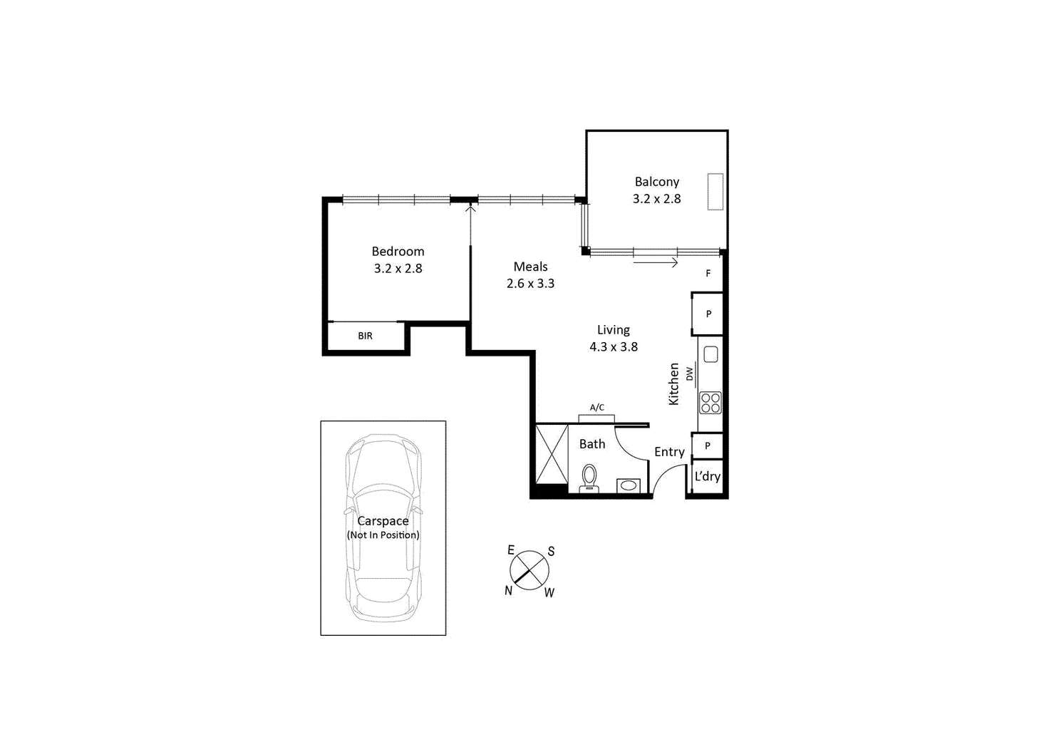 Floorplan of Homely apartment listing, 211/5-7 Nepean Highway, Elsternwick VIC 3185