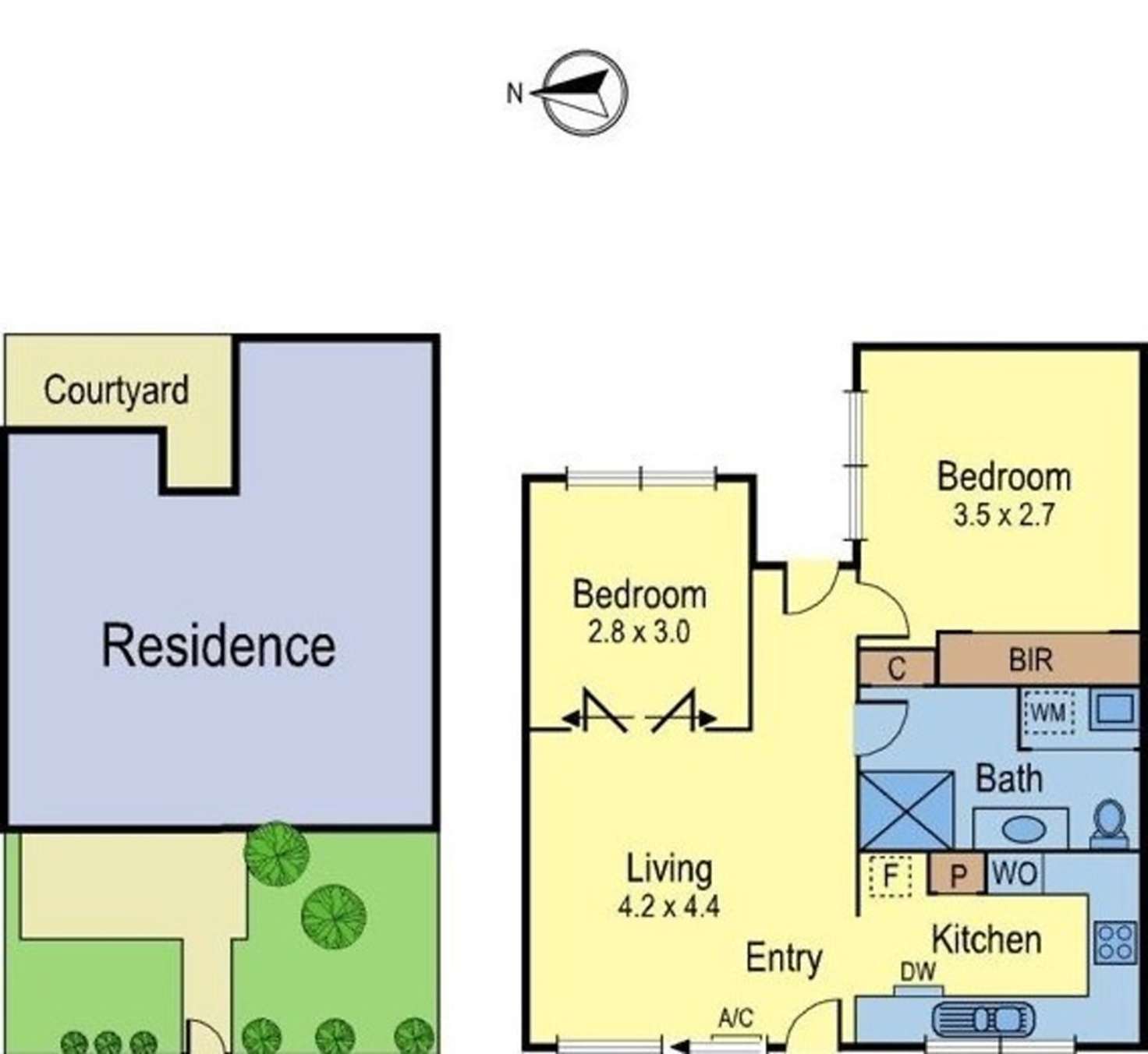 Floorplan of Homely unit listing, 6/5 Kenilworth Parade, Ivanhoe VIC 3079