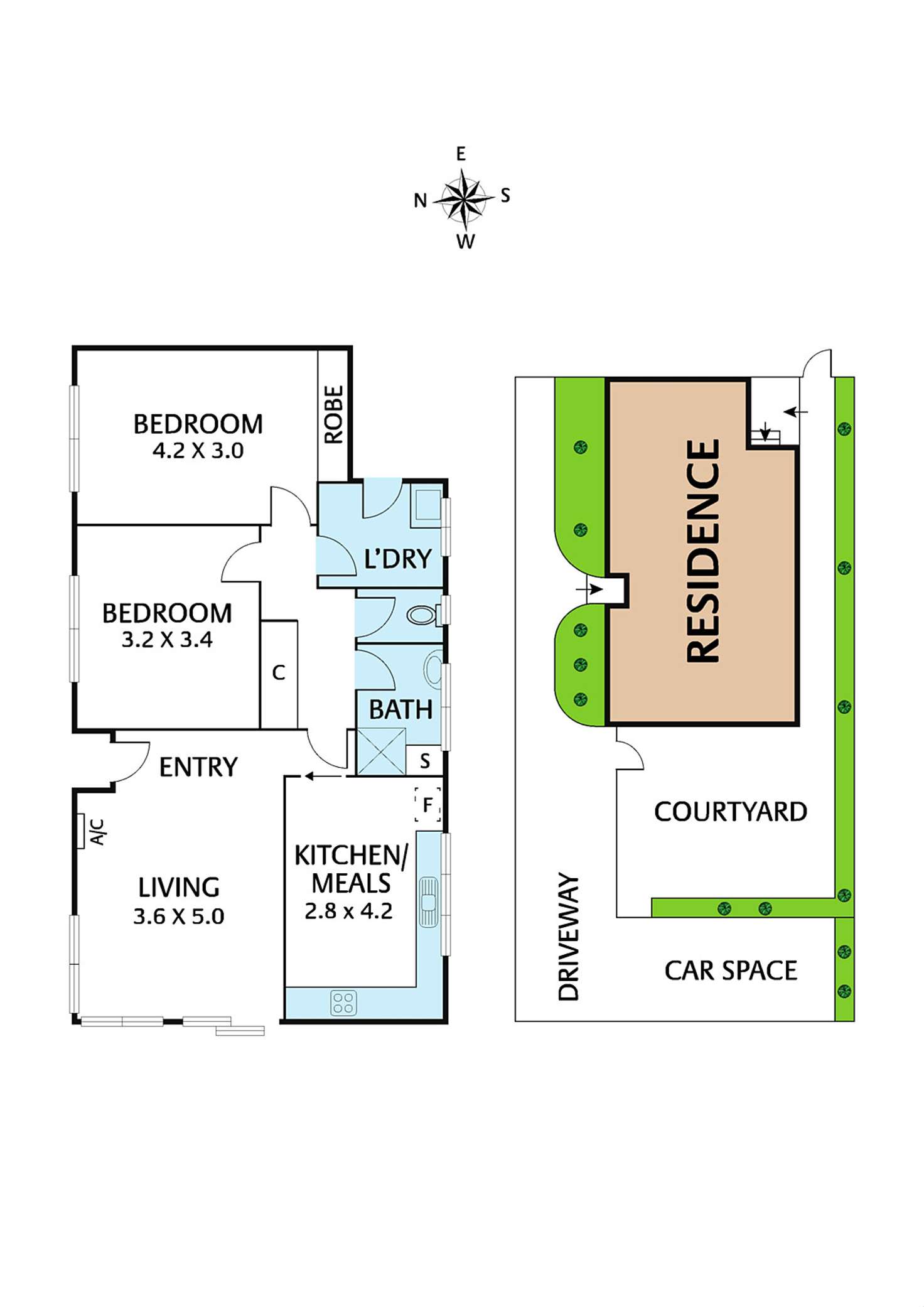 Floorplan of Homely unit listing, 4/16 Vincent Street, Surrey Hills VIC 3127