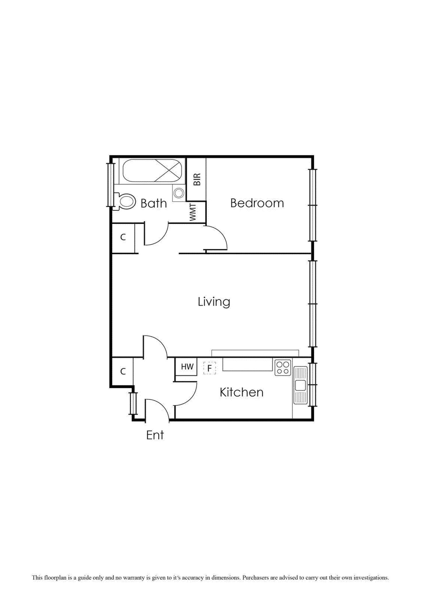 Floorplan of Homely apartment listing, 8/211 Williams Road, South Yarra VIC 3141