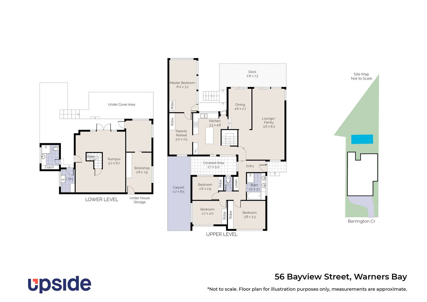 Floorplan of Homely house listing, 56 Bayview Street, Warners Bay NSW 2282