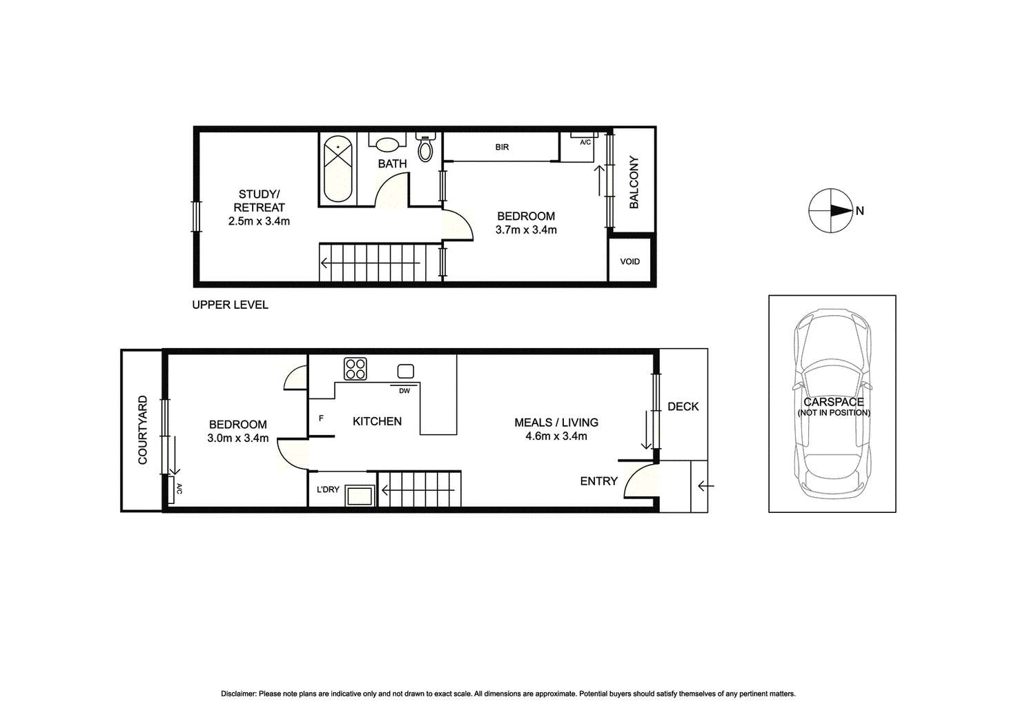 Floorplan of Homely townhouse listing, 6/12 Wyuna Road, Caulfield North VIC 3161