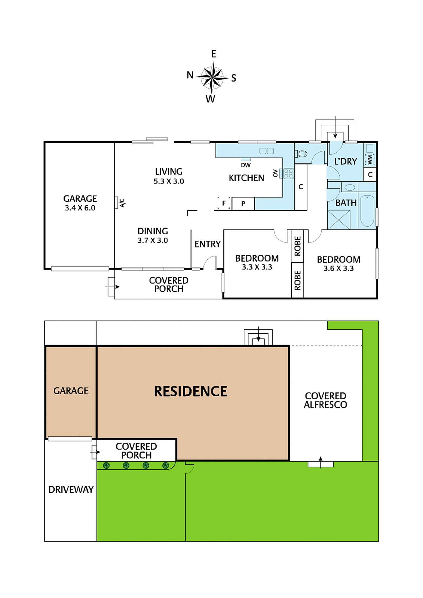 Floorplan of Homely unit listing, 2/8 Marina Street, Vermont VIC 3133