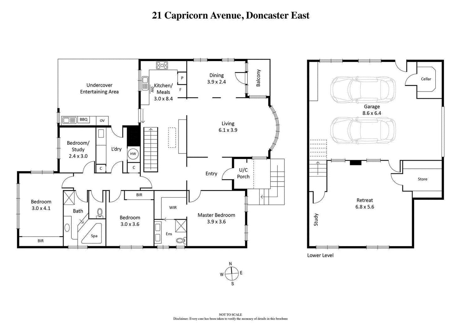 Floorplan of Homely house listing, 21 Capricorn Avenue, Doncaster East VIC 3109