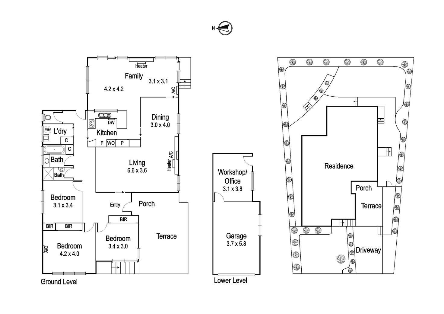 Floorplan of Homely house listing, 6 Fran Crescent, Viewbank VIC 3084