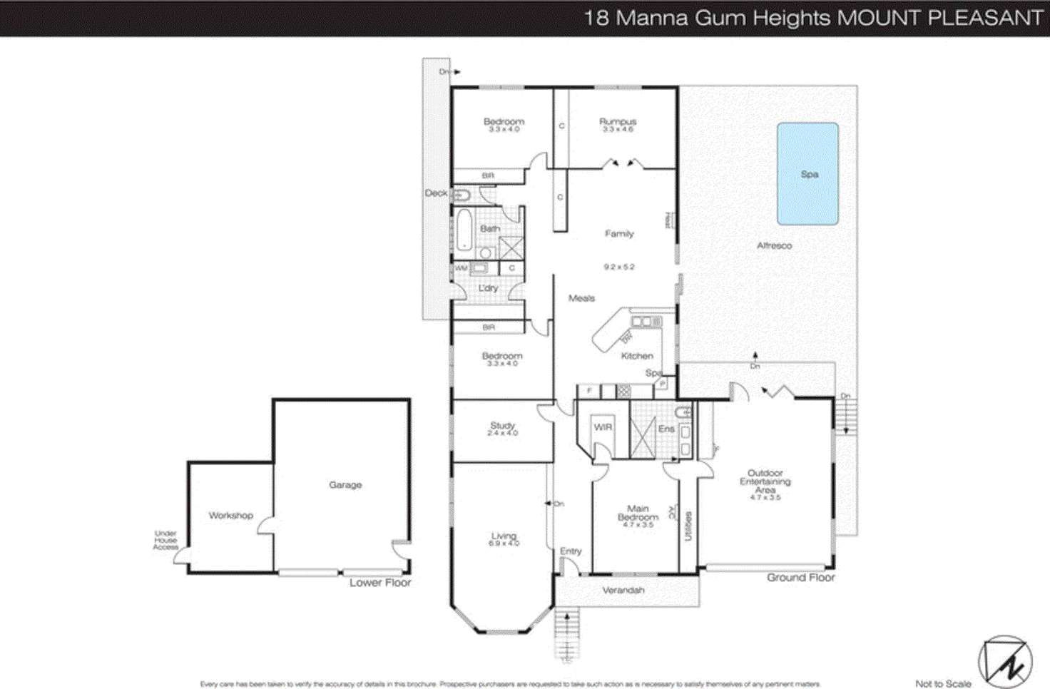 Floorplan of Homely house listing, 18 Manna Gum Heights, Mount Pleasant VIC 3350