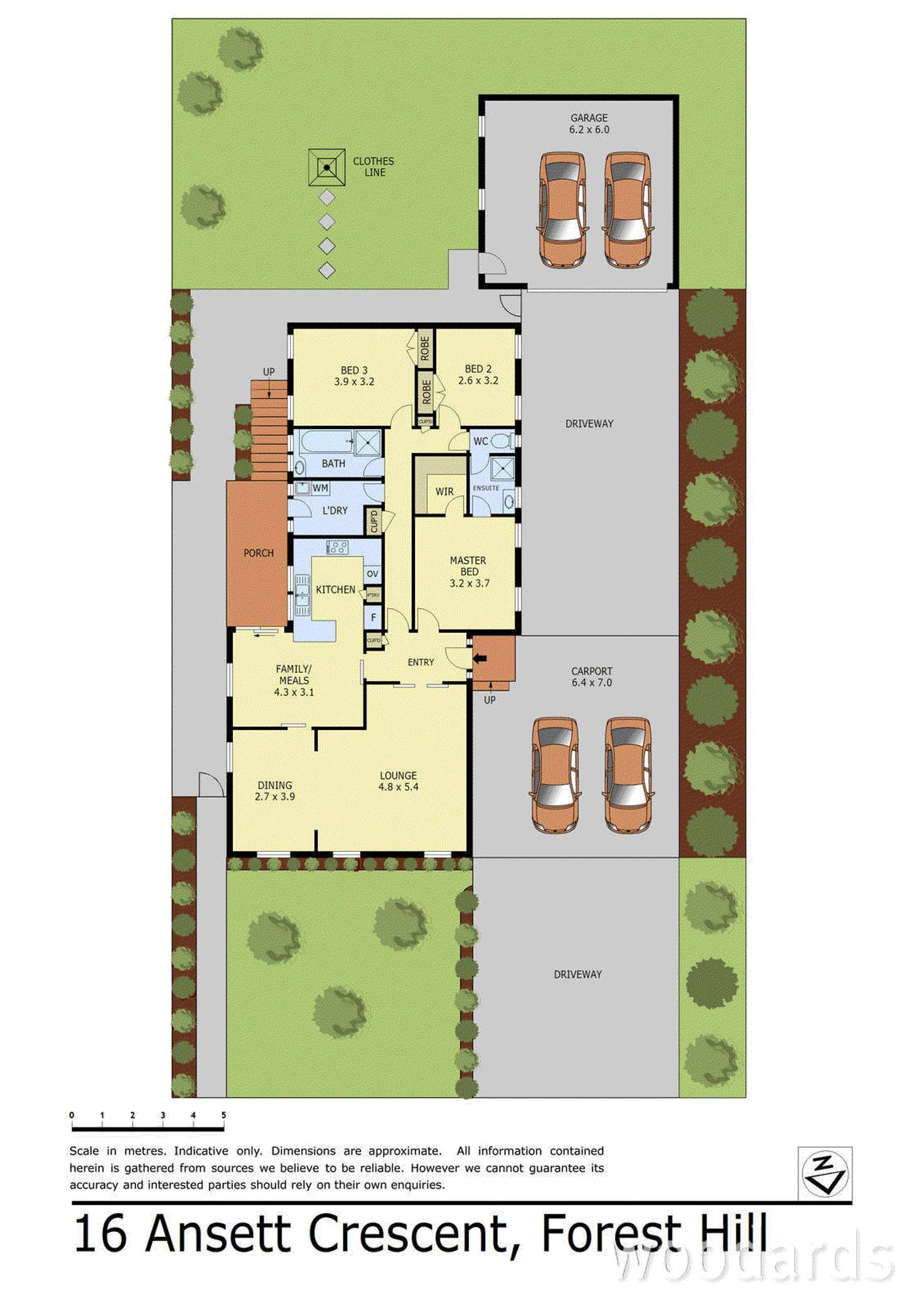 Floorplan of Homely house listing, 16 Ansett Crescent, Forest Hill VIC 3131