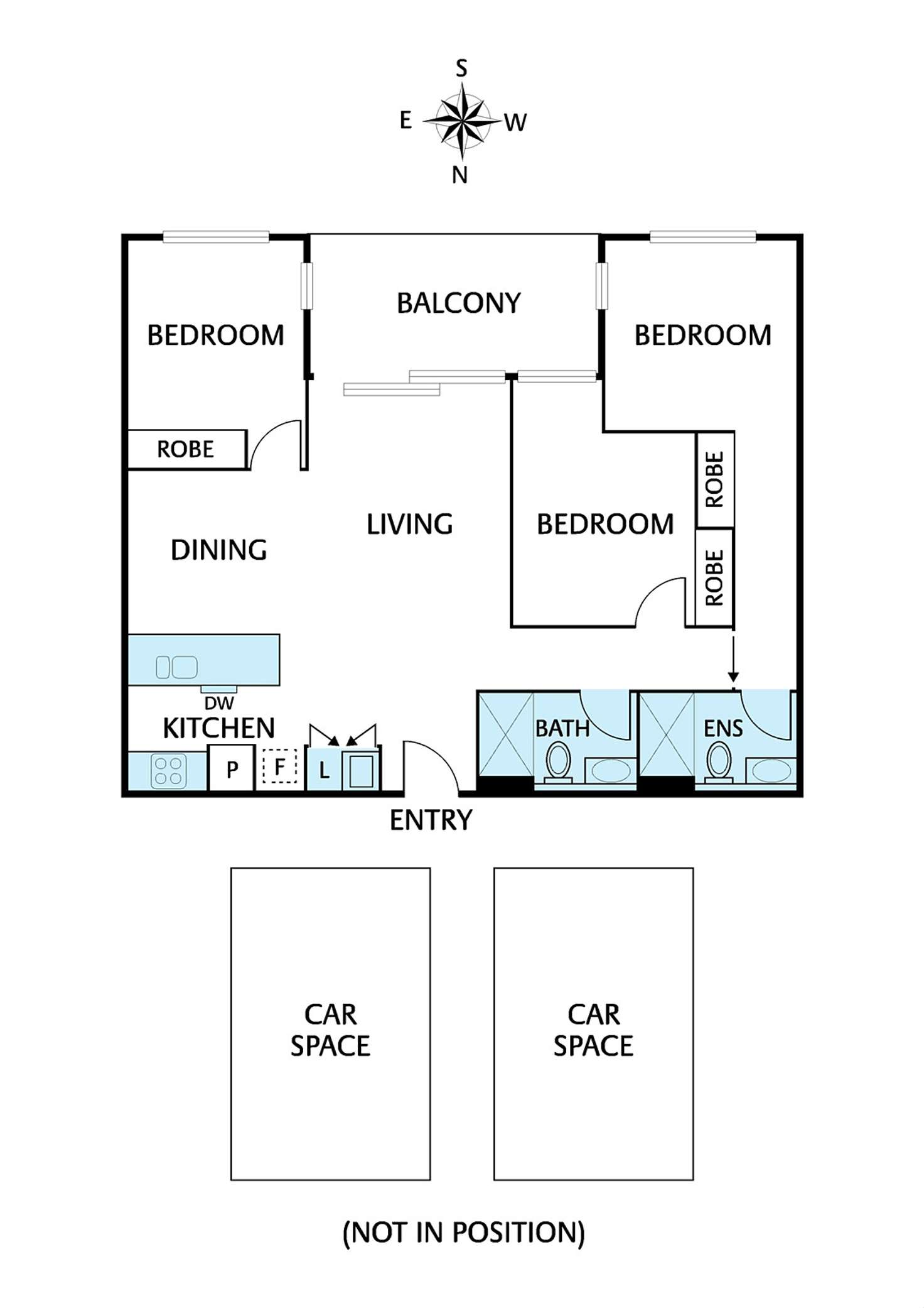 Floorplan of Homely apartment listing, 211/22 Blackburn Road, Blackburn VIC 3130