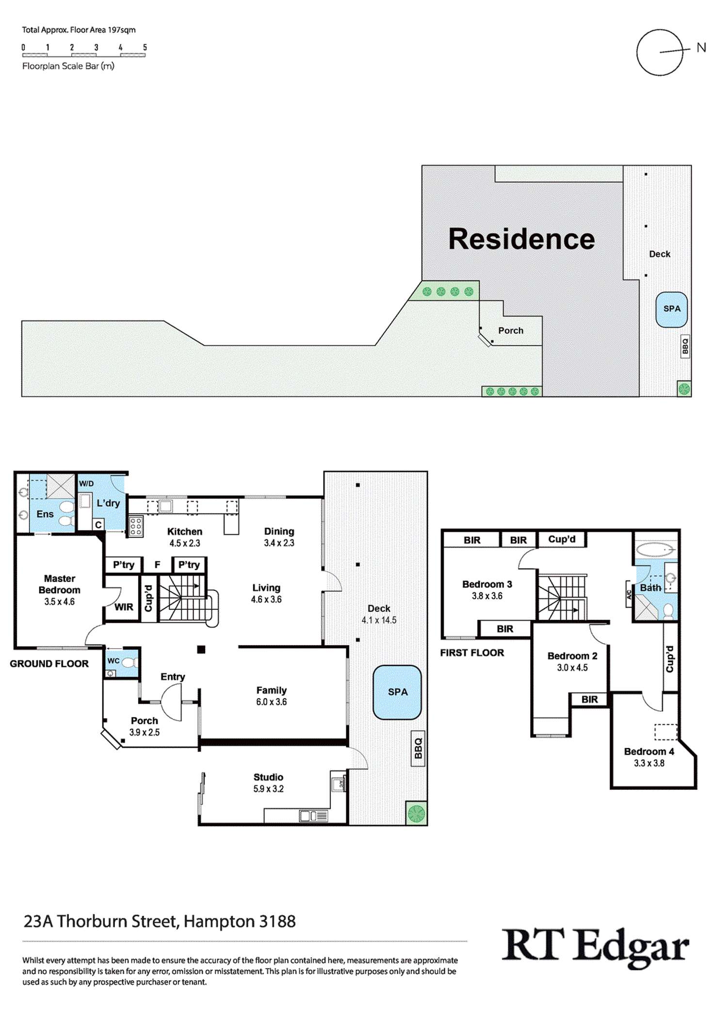 Floorplan of Homely house listing, 23A Thorburn Street, Hampton VIC 3188