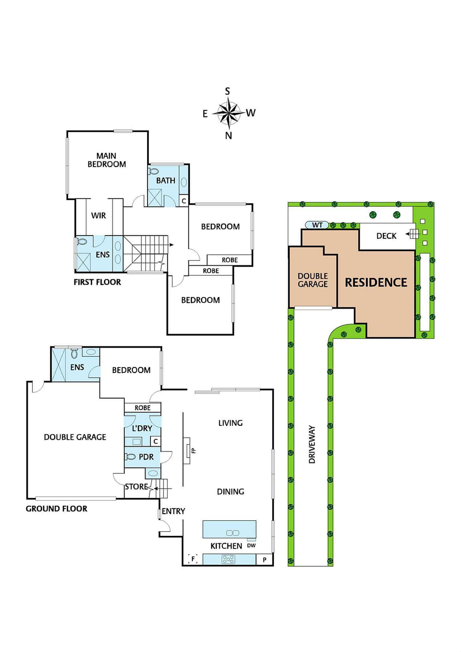 Floorplan of Homely townhouse listing, 10a Gertrude Street, Templestowe Lower VIC 3107