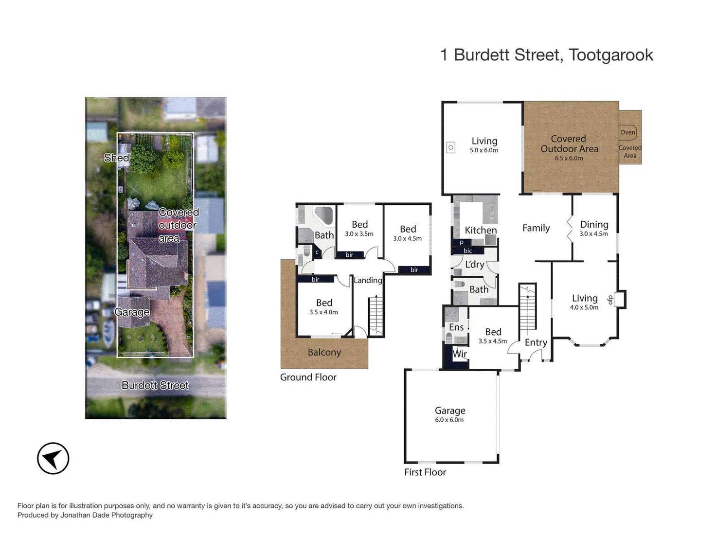 Floorplan of Homely house listing, 1 Burdett Street, Tootgarook VIC 3941