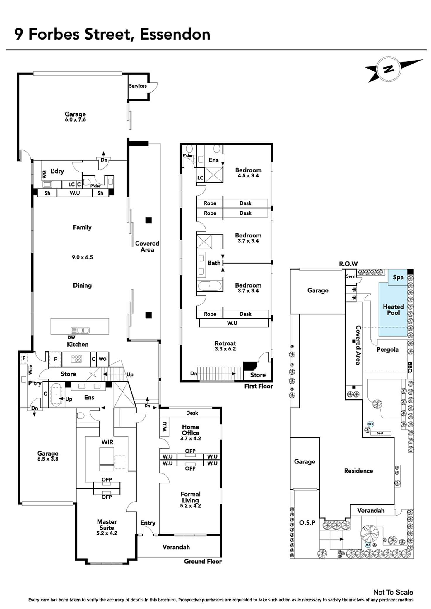 Floorplan of Homely house listing, 9 Forbes Street, Essendon VIC 3040