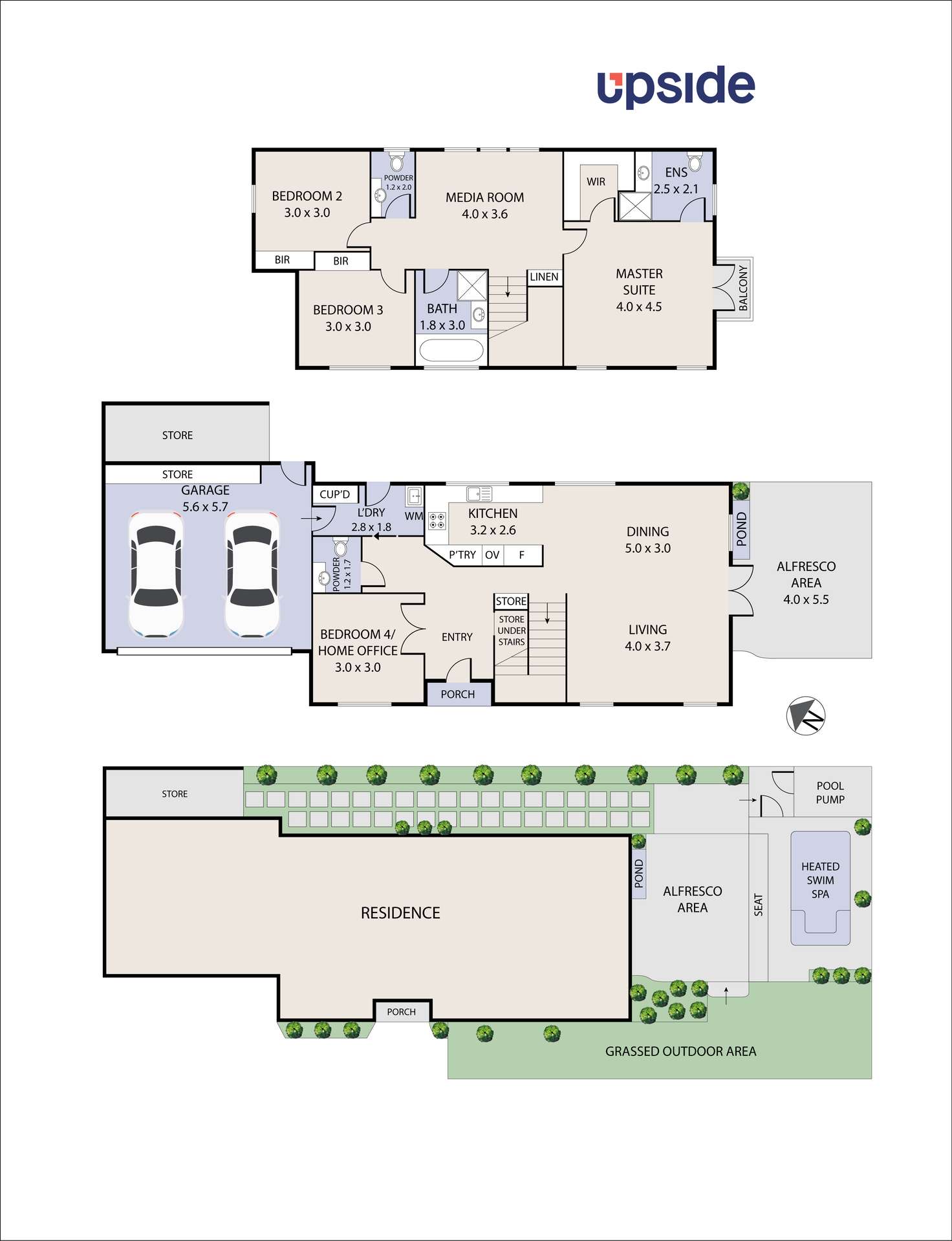 Floorplan of Homely townhouse listing, 2/107 Tanti Avenue, Mornington VIC 3931