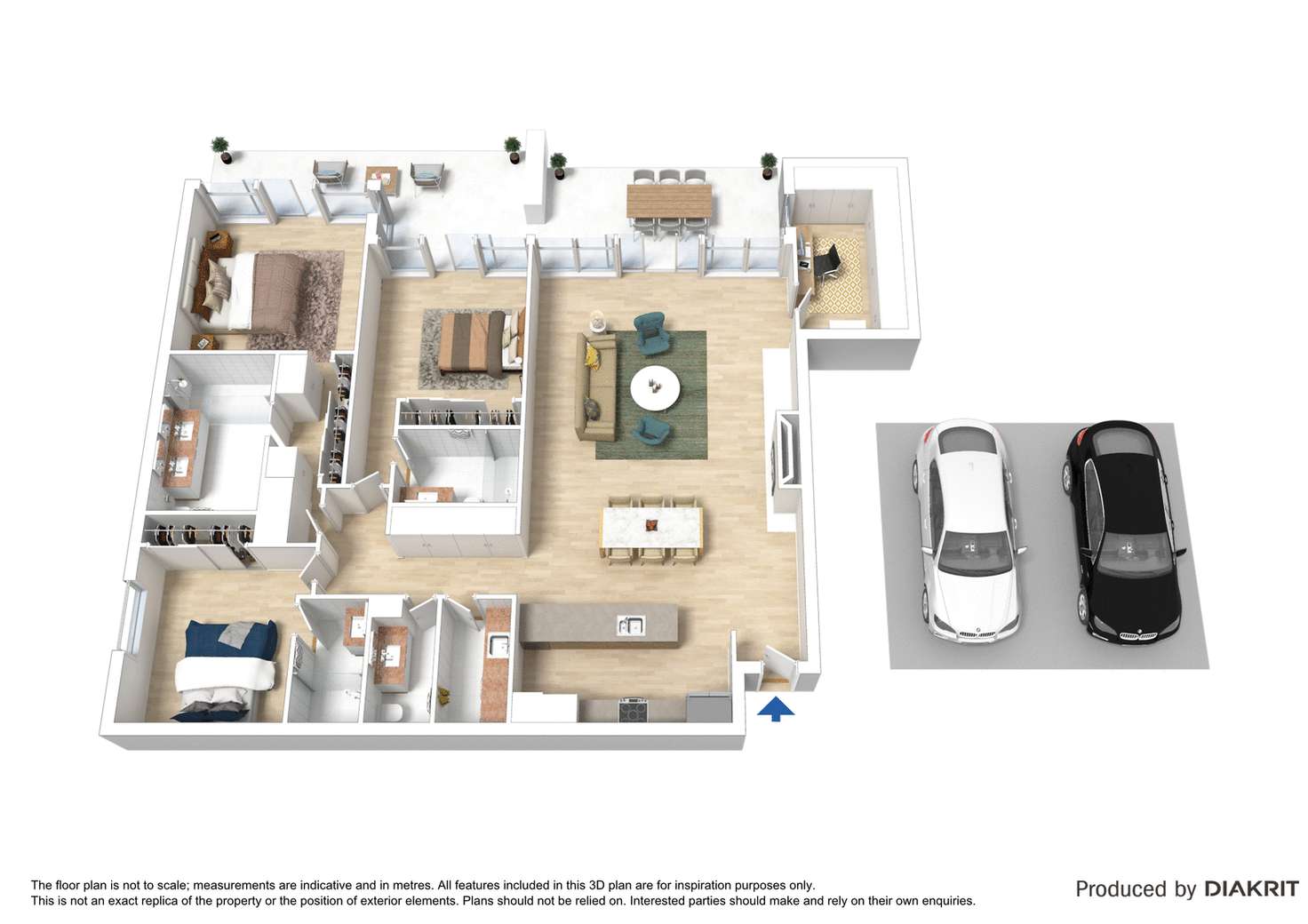 Floorplan of Homely apartment listing, 4502/601 Little Lonsdale Street, Melbourne VIC 3000