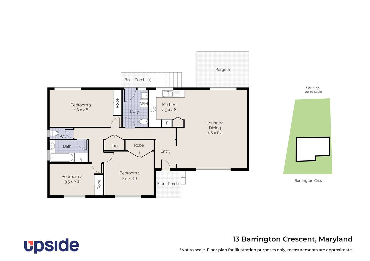 Floorplan of Homely house listing, 13 Barrington Crescent, Maryland NSW 2287