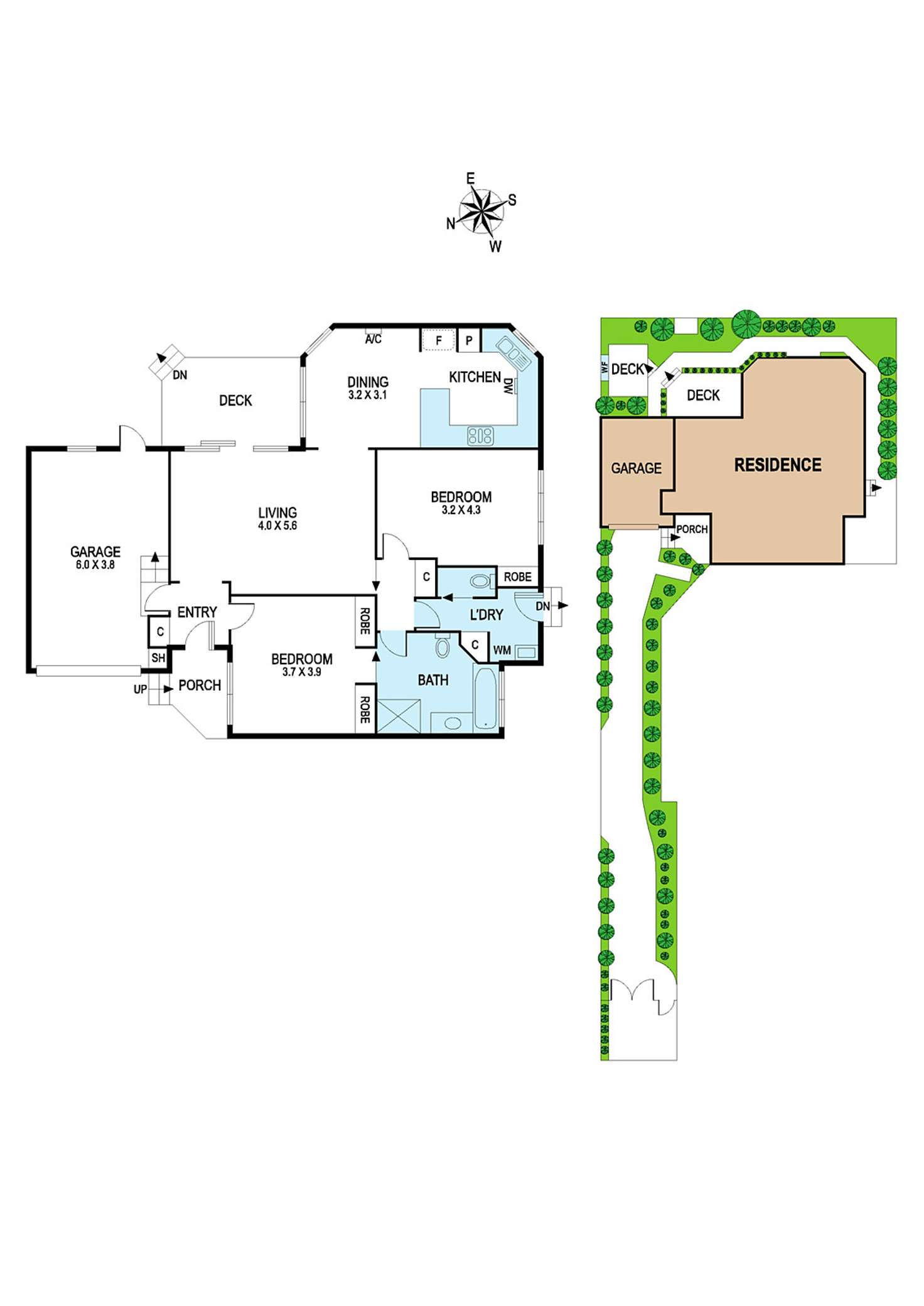 Floorplan of Homely unit listing, 8a Wishart Street, Hampton East VIC 3188