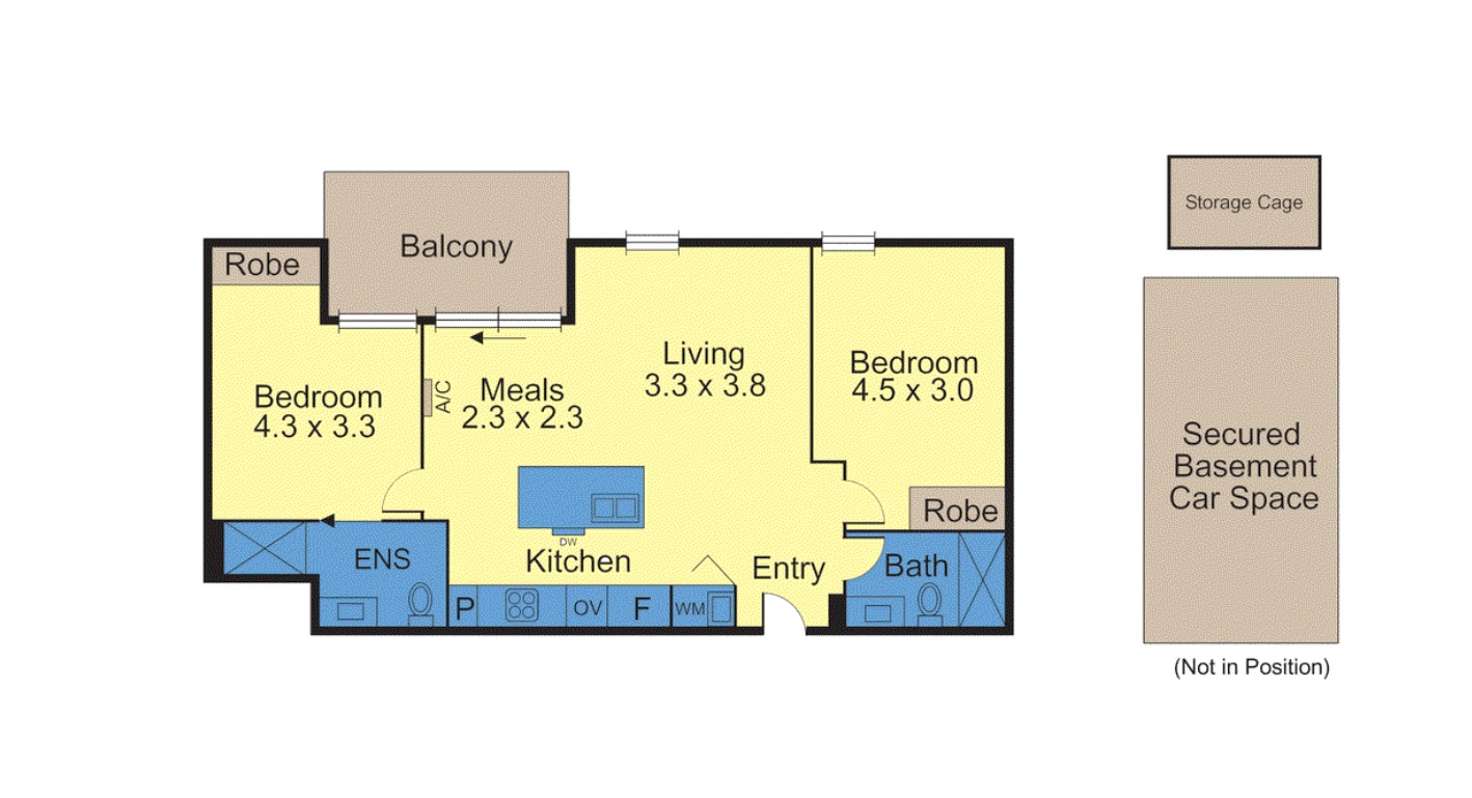 Floorplan of Homely apartment listing, 206/687 Glenhuntly Road, Caulfield VIC 3162