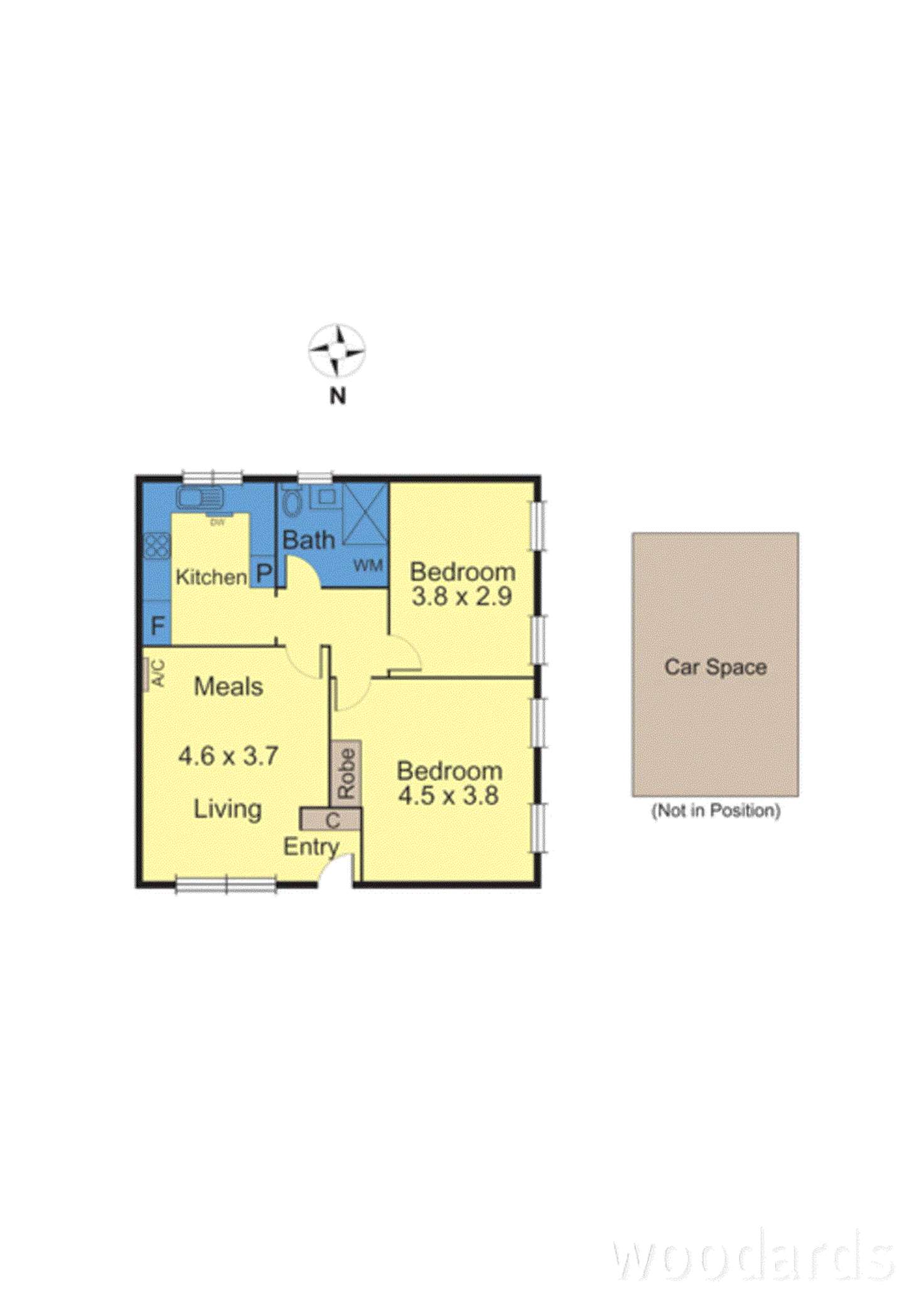 Floorplan of Homely apartment listing, 1/21 Glen Street, Hawthorn VIC 3122