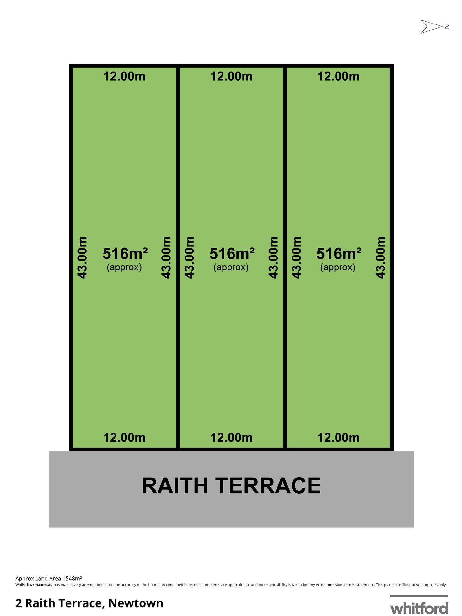 Floorplan of Homely residentialLand listing, 2B Raith Terrace, Newtown VIC 3220