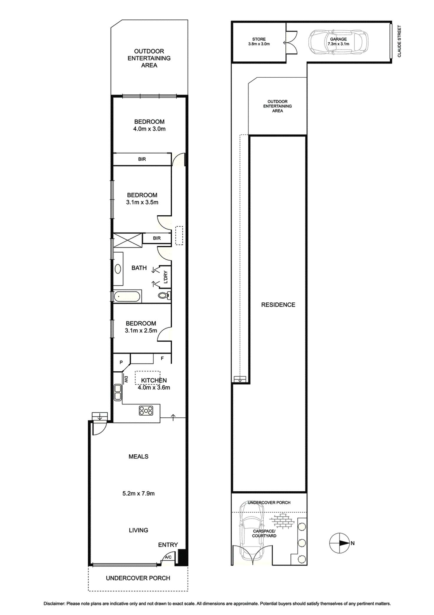 Floorplan of Homely unit listing, 2 Sanicki Court, Bentleigh East VIC 3165