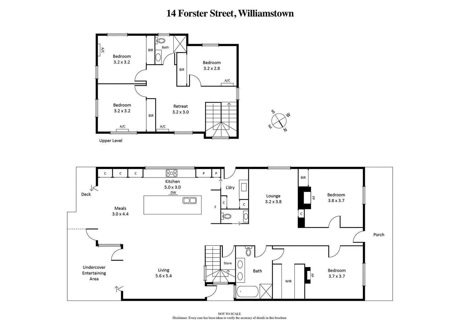 Floorplan of Homely house listing, 14 Forster Street, Williamstown VIC 3016