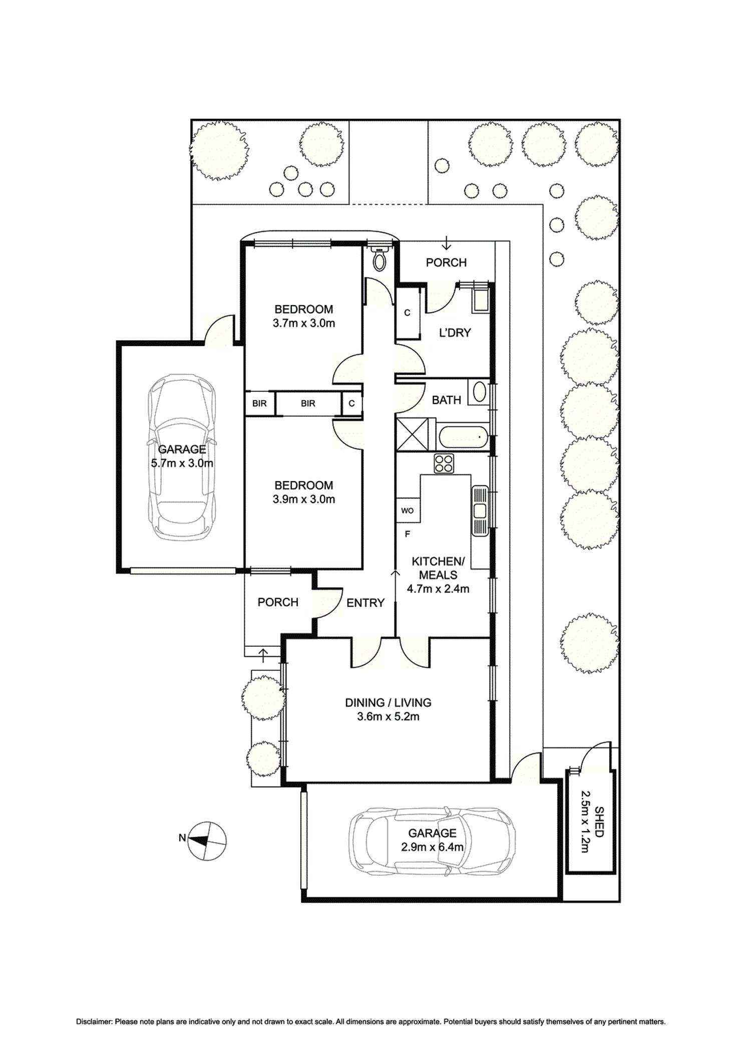 Floorplan of Homely unit listing, 5/14 Crown Avenue, Mordialloc VIC 3195