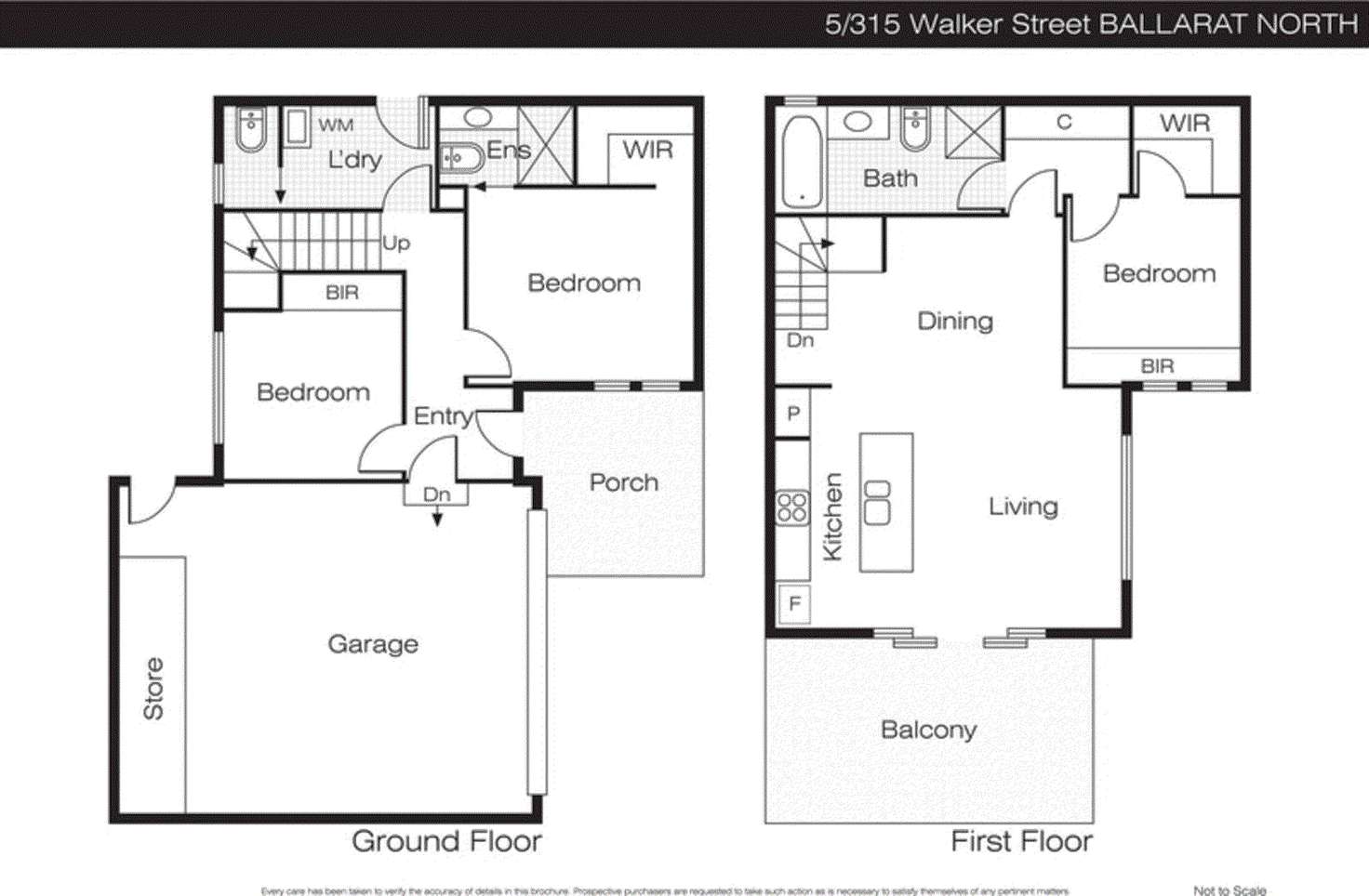 Floorplan of Homely house listing, 5/315 Walker Street, Ballarat North VIC 3350