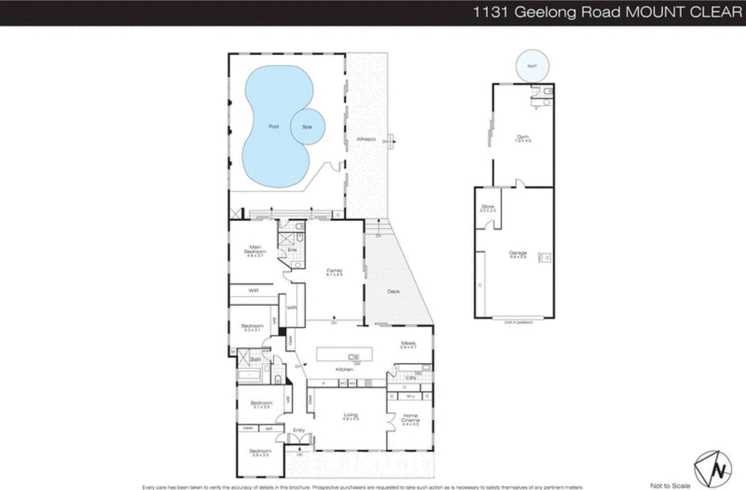 Floorplan of Homely house listing, 1131 Geelong Road, Mount Clear VIC 3350