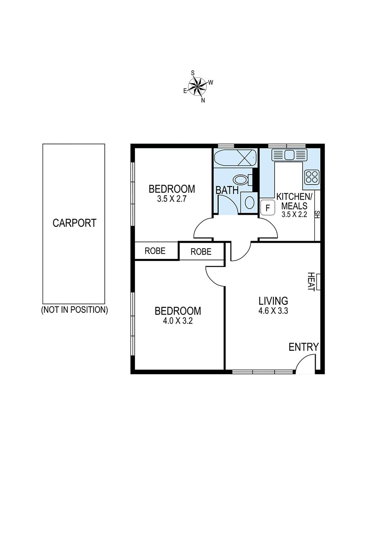 Floorplan of Homely apartment listing, 6/49 Lantana Road, Gardenvale VIC 3185